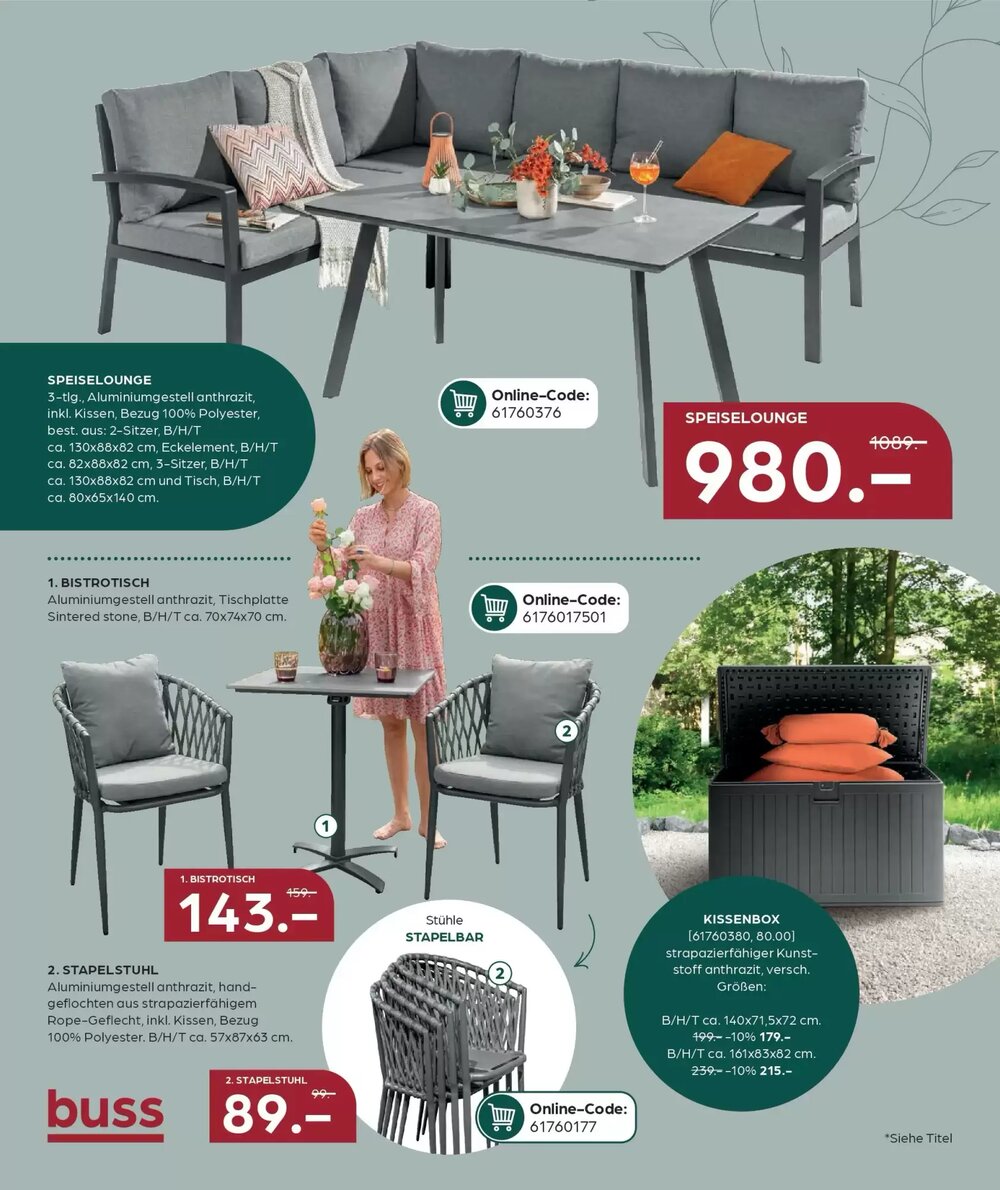 Möbel Buss Prospekt (ab 19.03.2026) zum Blättern - Seite 20