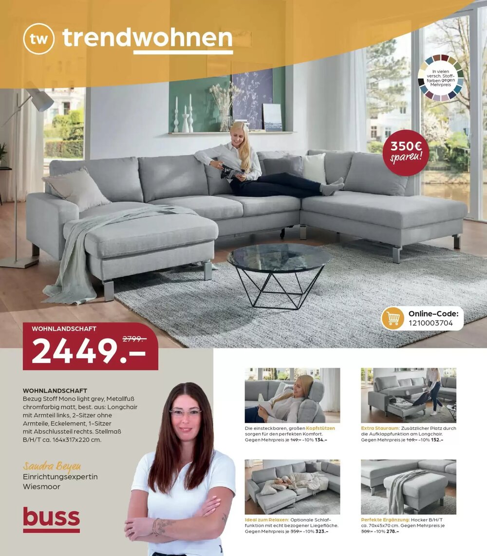 Möbel Buss Prospekt (ab 19.03.2026) zum Blättern - Seite 4