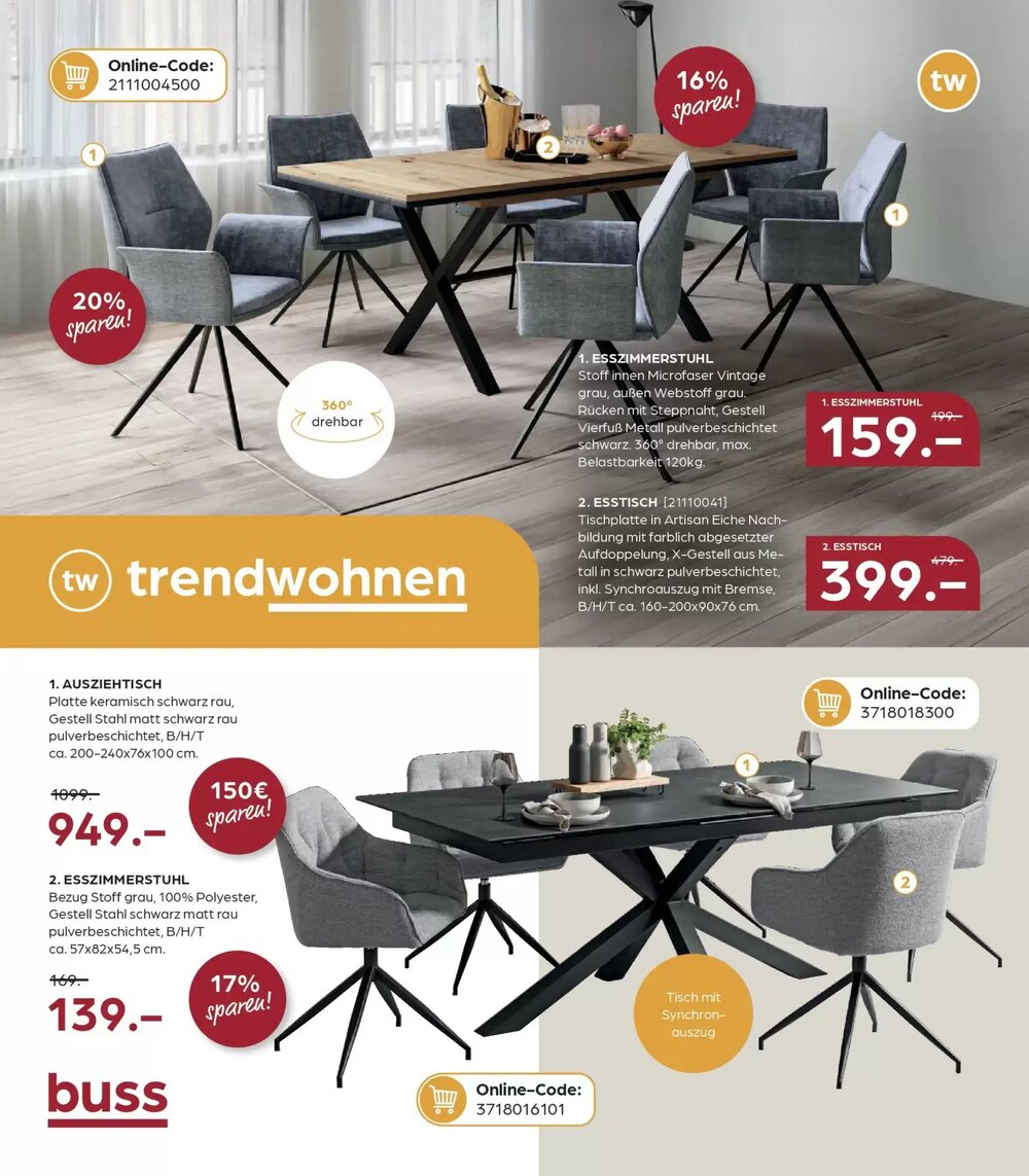 Möbel Buss Prospekt (ab 19.03.2026) zum Blättern - Seite 6