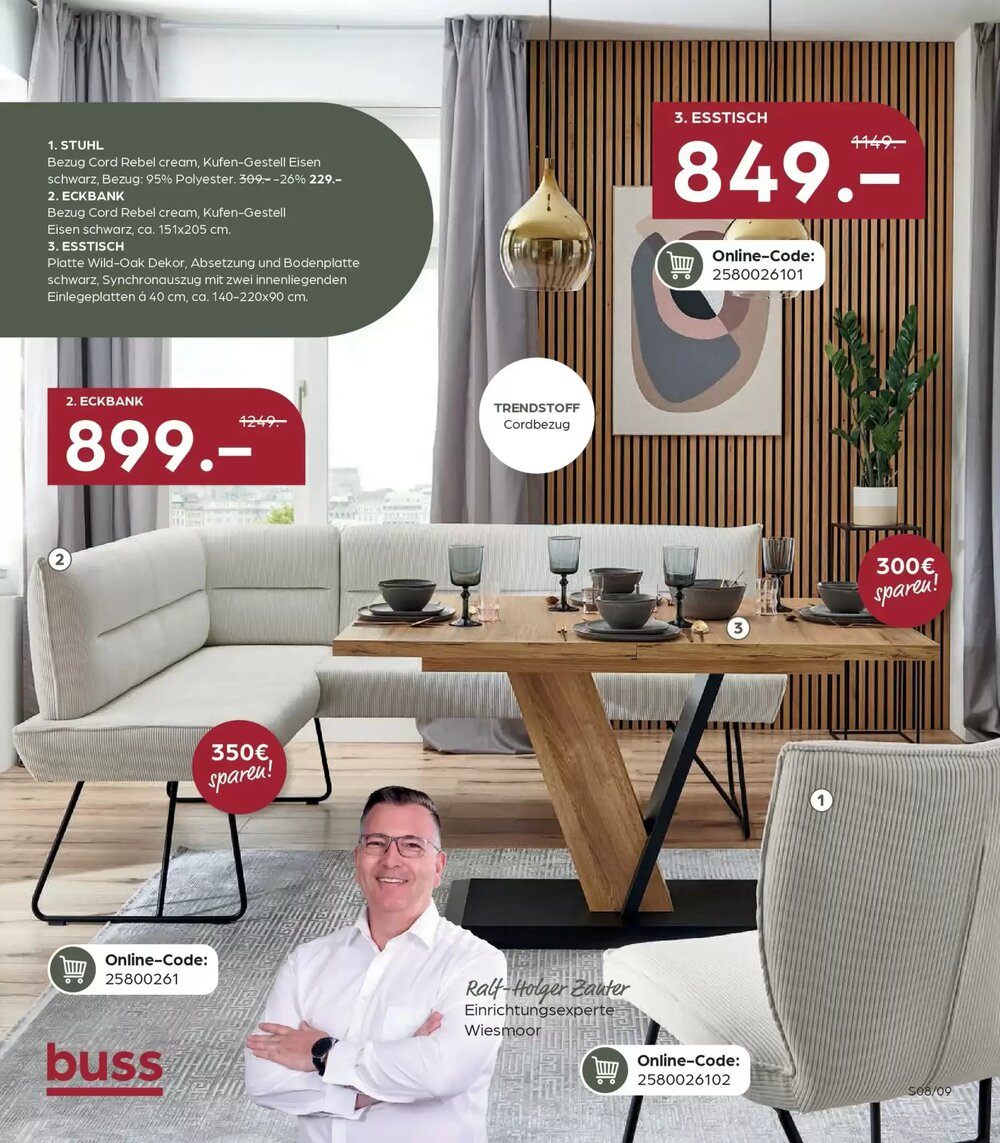 Möbel Buss Prospekt (ab 19.03.2026) zum Blättern - Seite 8