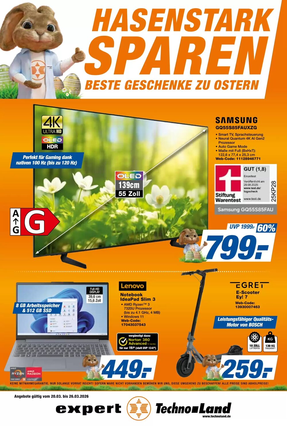 expert Techno Land Prospekt (ab 20.03.2026) zum Blättern - Seite 1