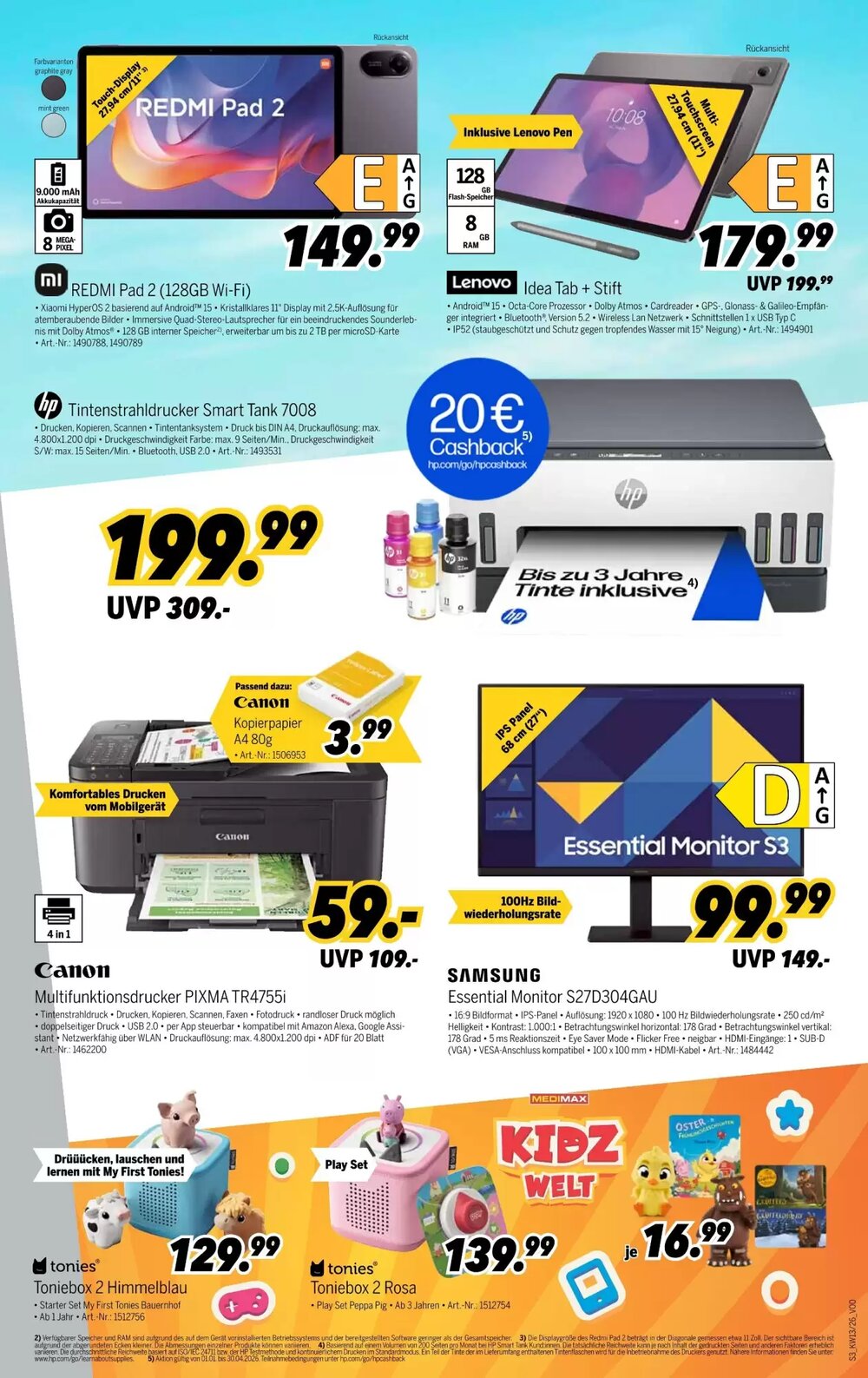 MEDIMAX Prospekt (ab 20.03.2026) zum Blättern - Seite 3