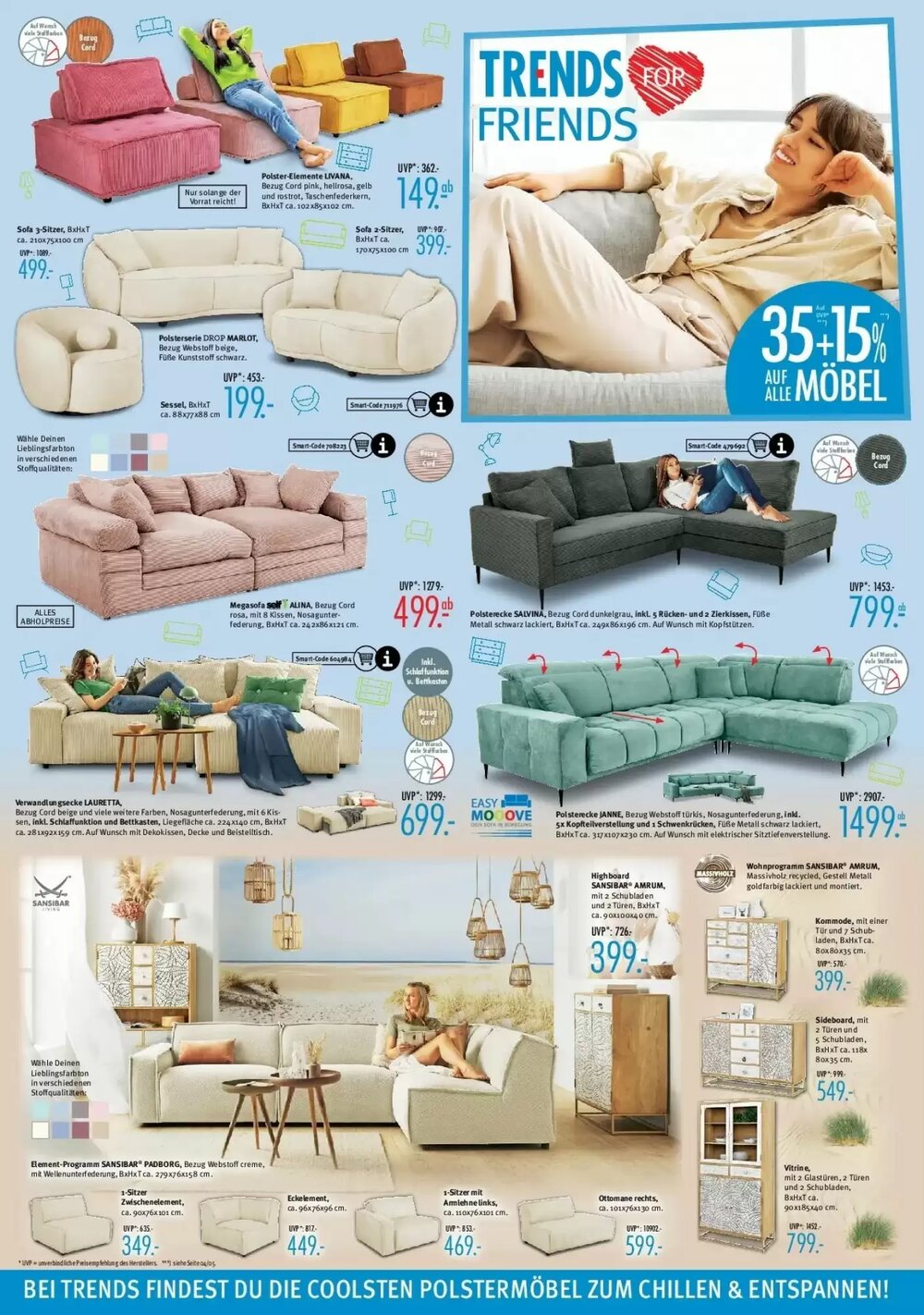 Trends Möbel Prospekt (ab 20.03.2026) zum Blättern - Seite 2