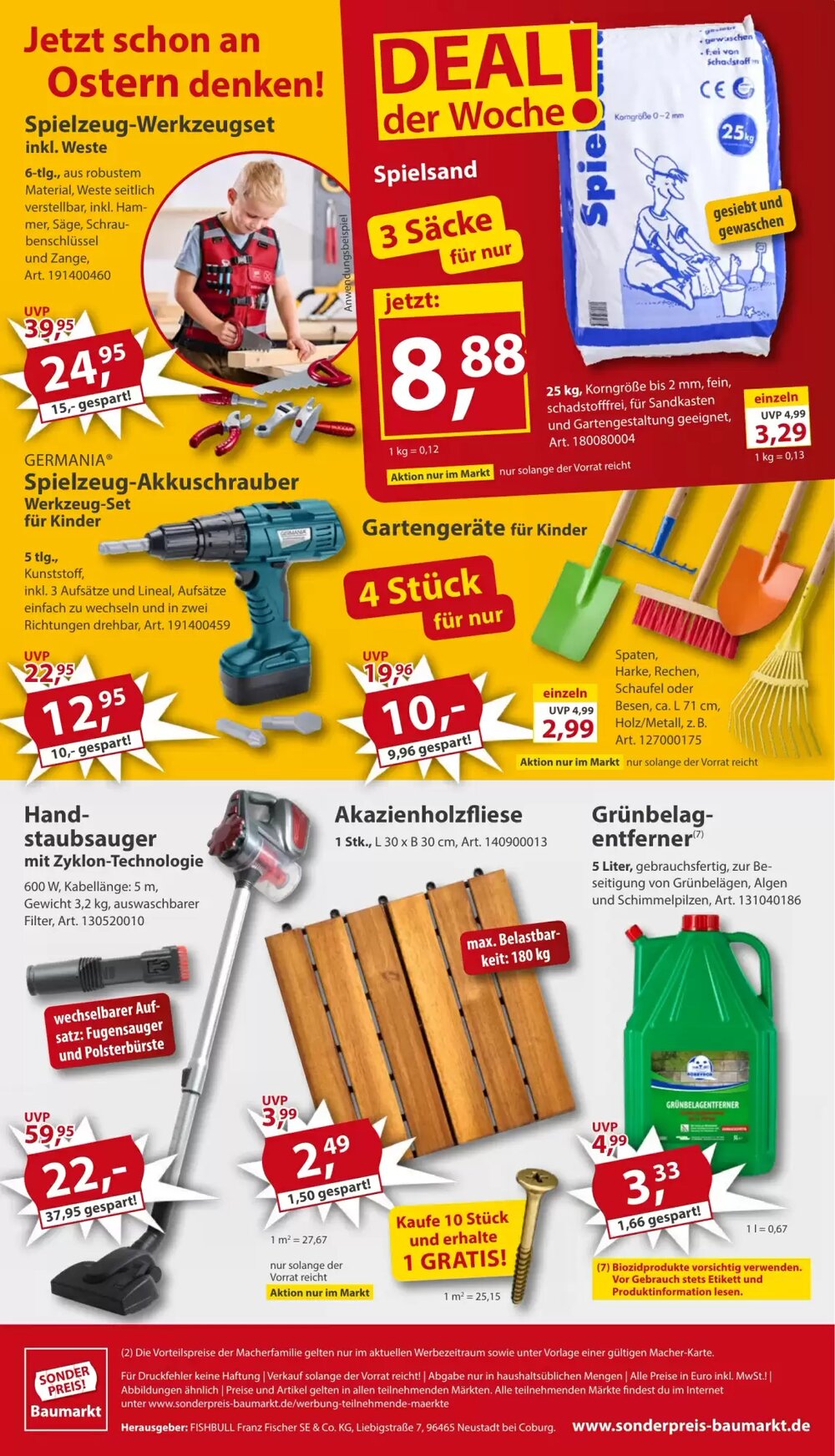 Sonderpreis Baumarkt Prospekt (ab 21.03.2026) zum Blättern - Seite 20