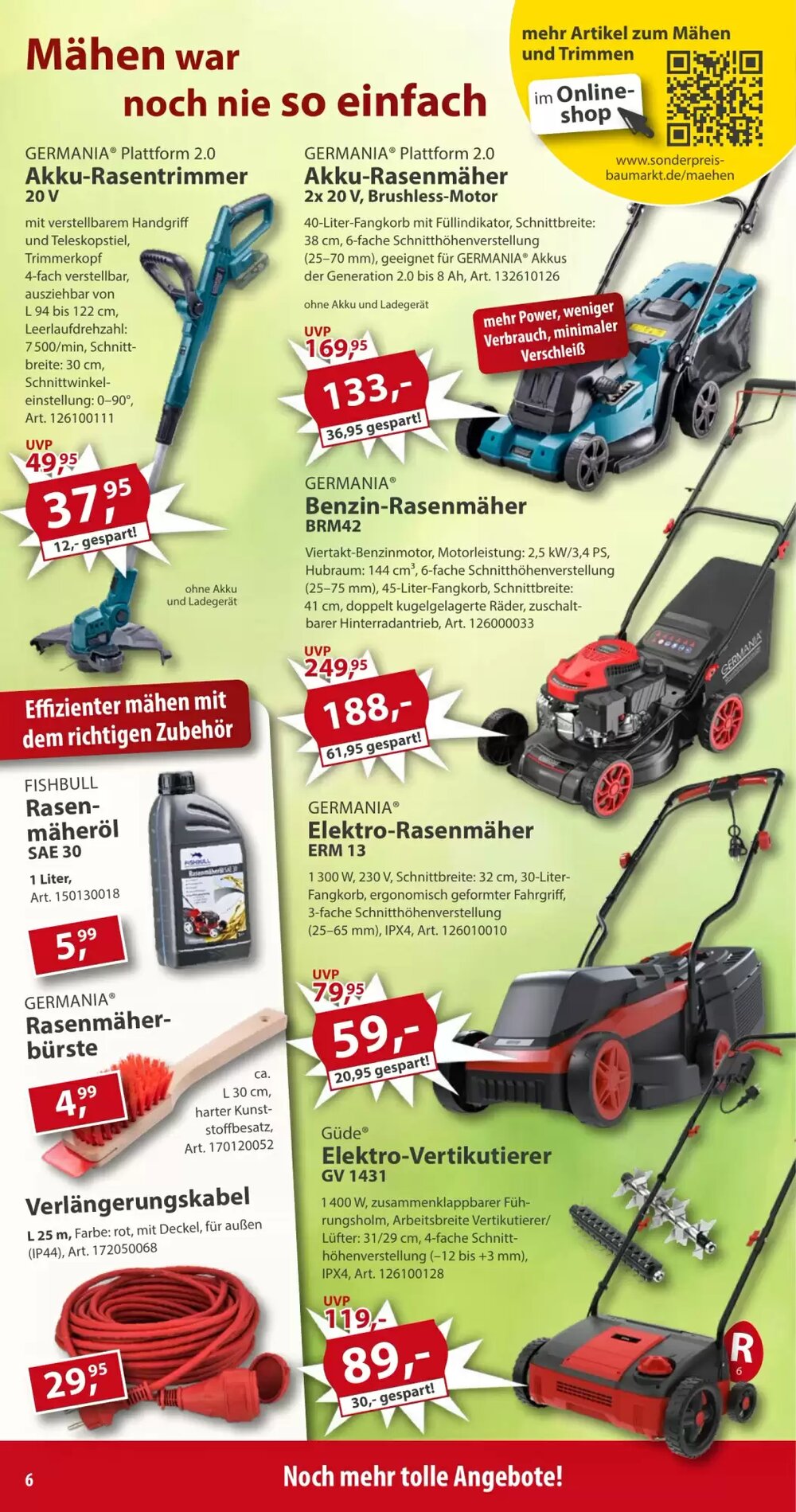 Sonderpreis Baumarkt Prospekt (ab 21.03.2026) zum Blättern - Seite 6