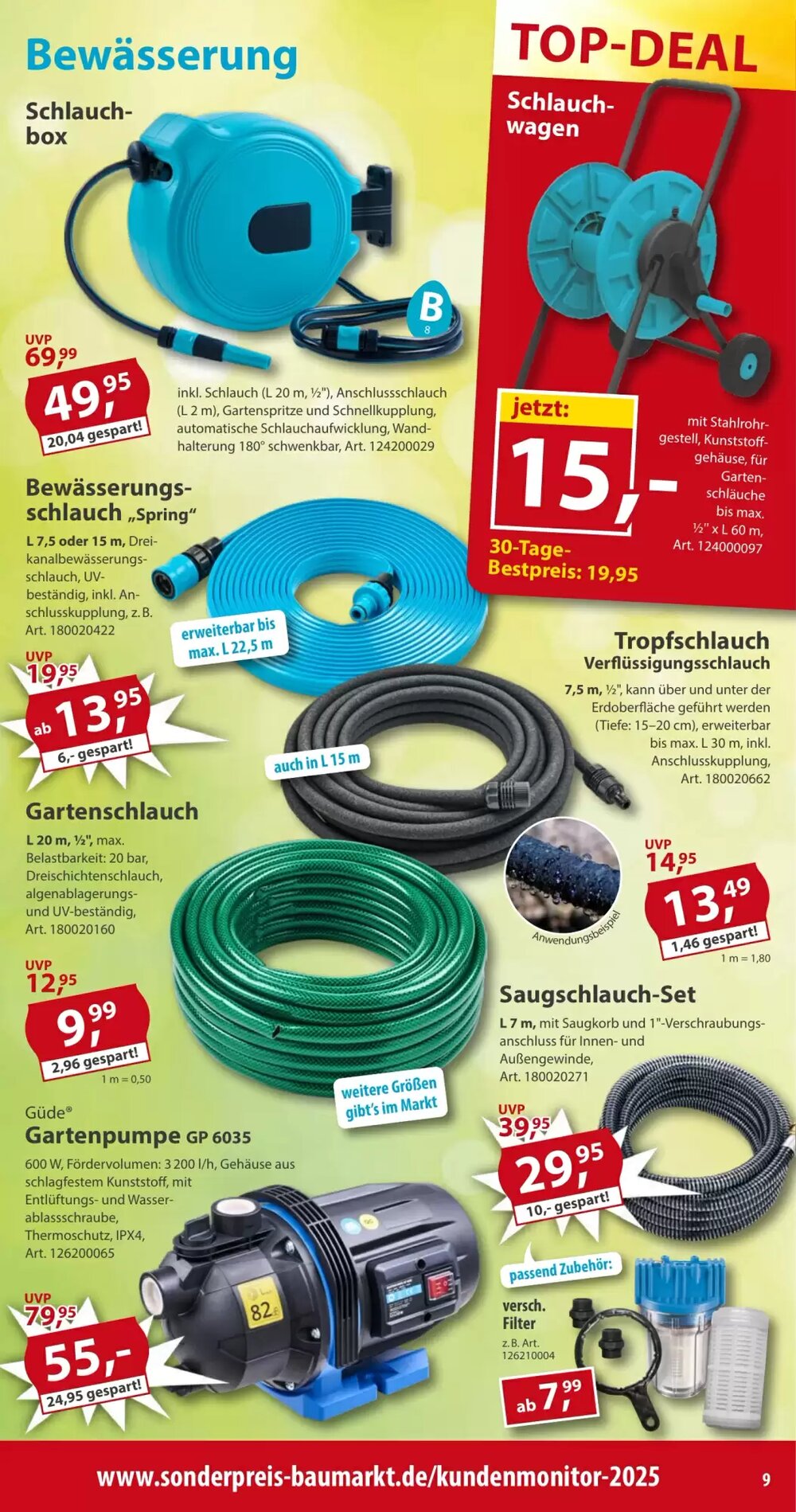 Sonderpreis Baumarkt Prospekt (ab 21.03.2026) zum Blättern - Seite 9