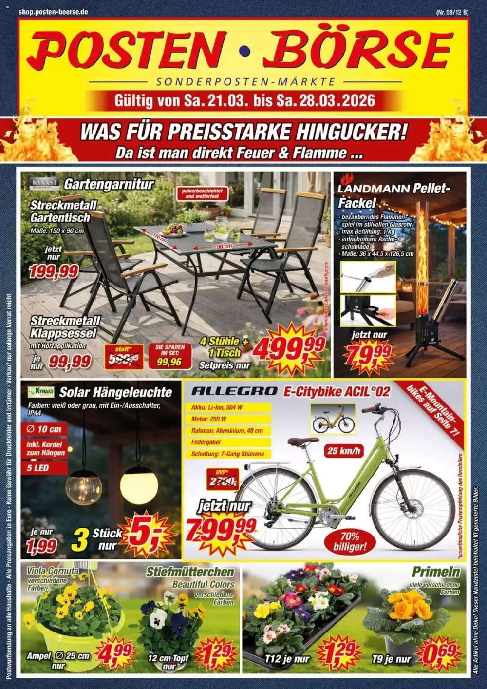 Posten Börse Prospekt (ab 21.03.2026) zum Blättern - Seite 1