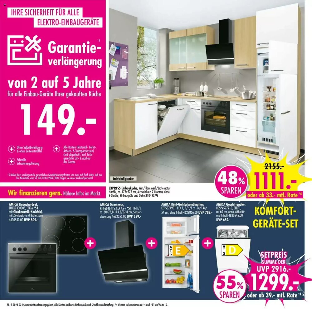 Möbel Boss Prospekt (ab 21.03.2026) zum Blättern - Seite 2