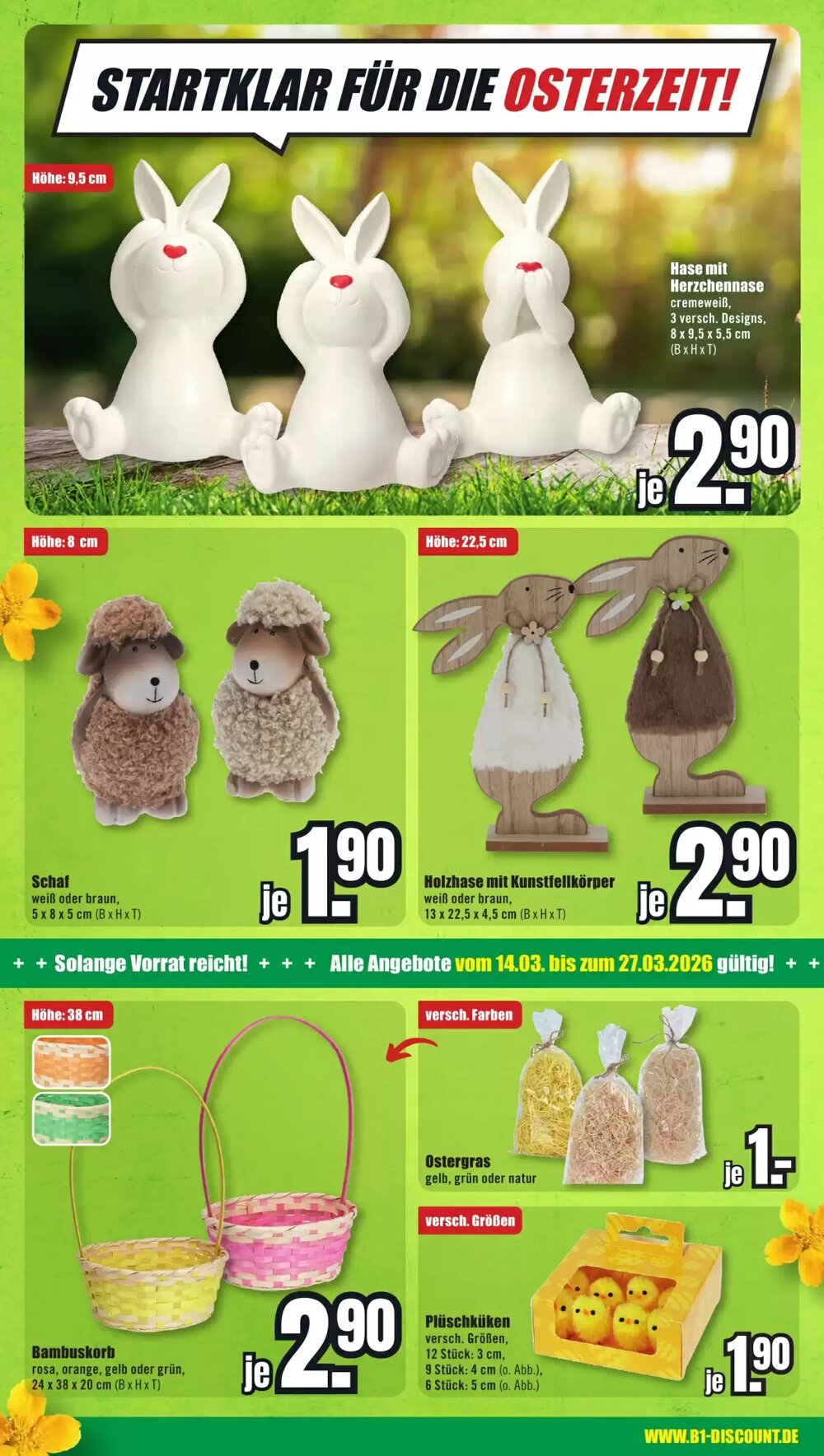 B1 Discount Baumarkt Prospekt (ab 21.03.2026) zum Blättern - Seite 10