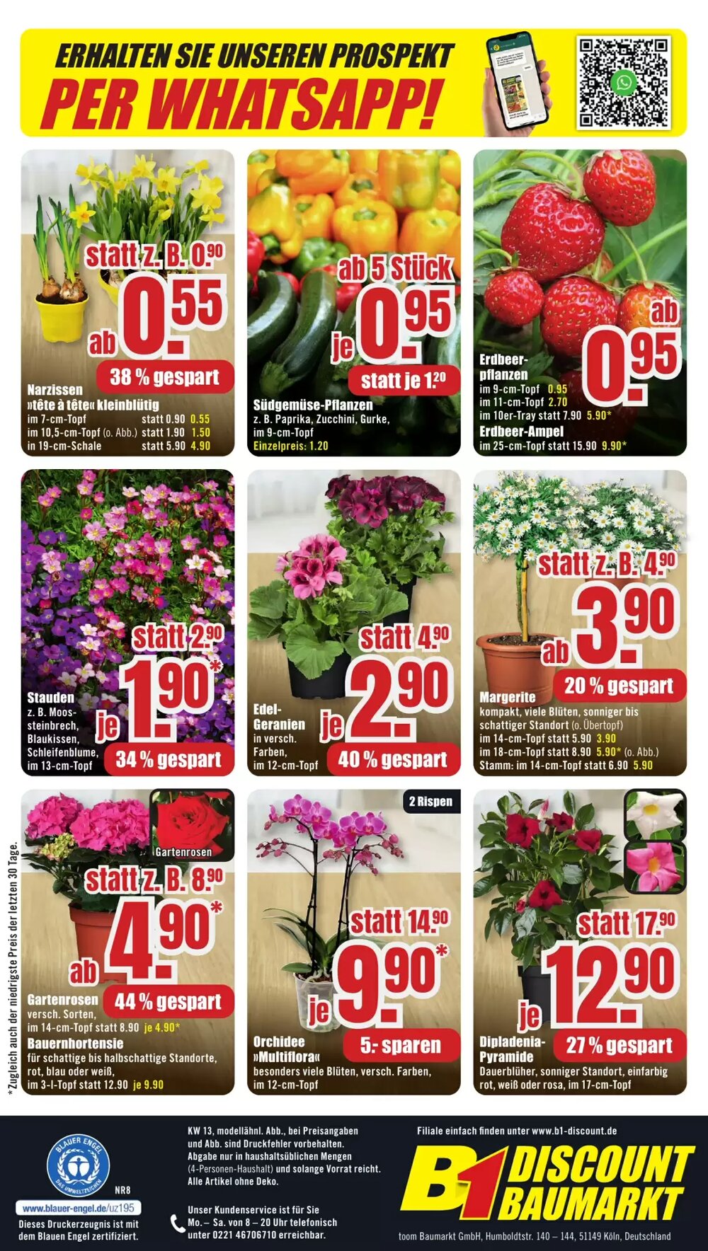 B1 Discount Baumarkt Prospekt (ab 21.03.2026) zum Blättern - Seite 12