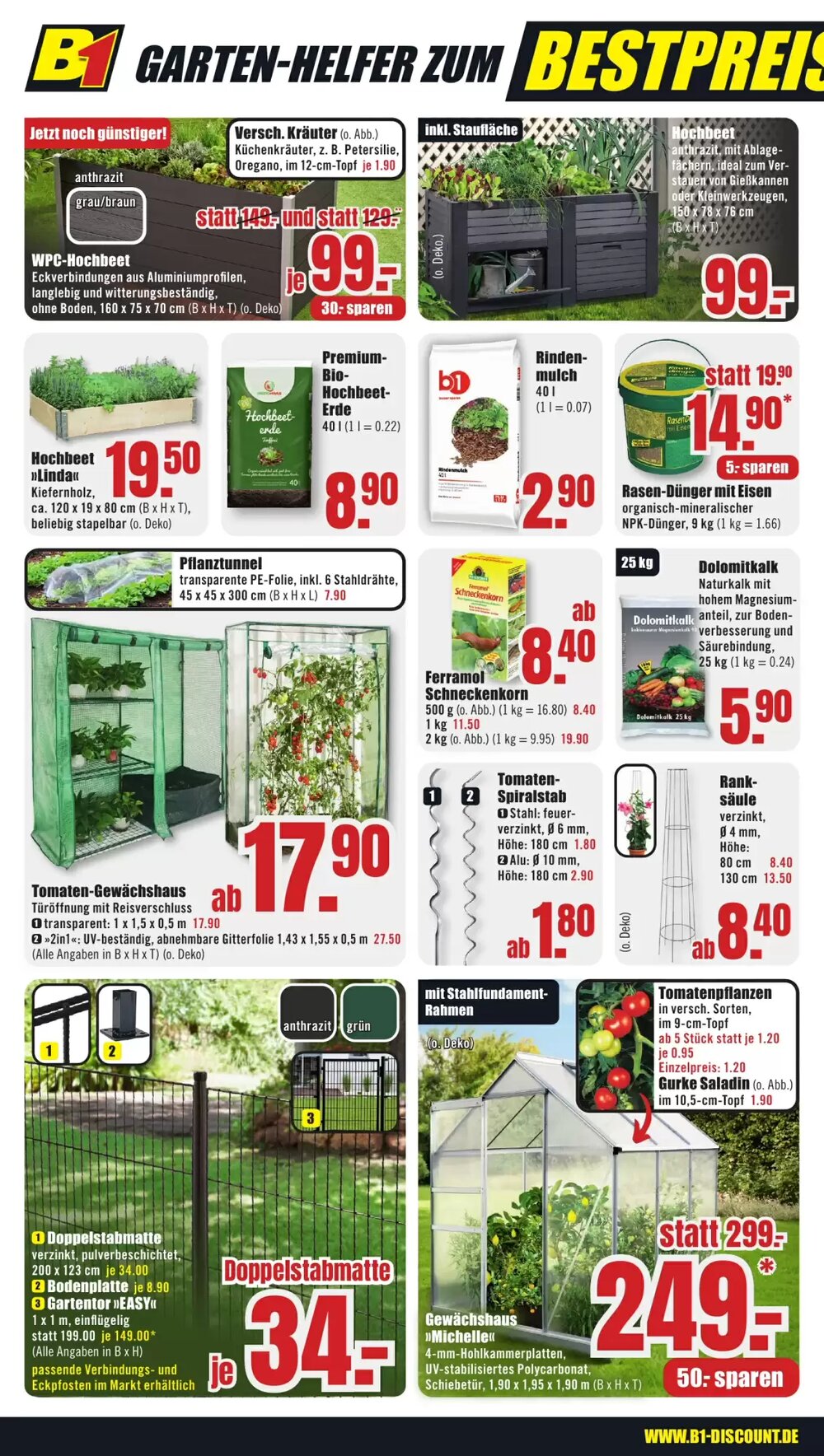 B1 Discount Baumarkt Prospekt (ab 21.03.2026) zum Blättern - Seite 4