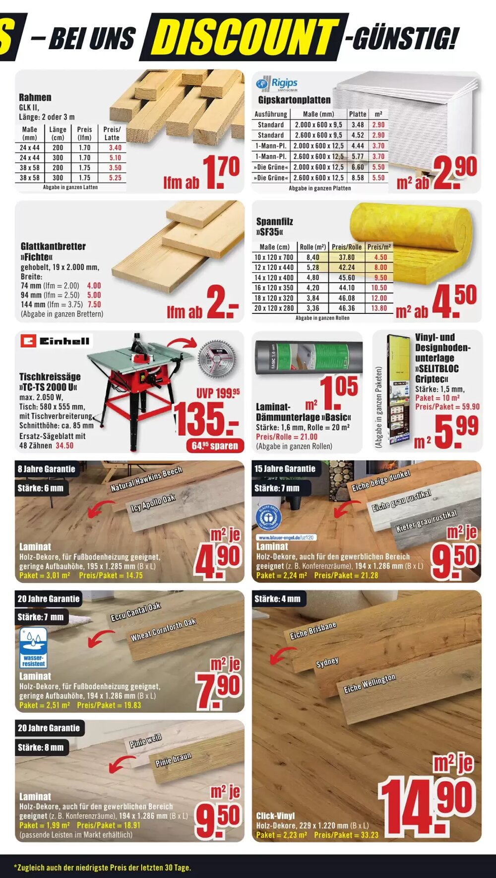 B1 Discount Baumarkt Prospekt (ab 21.03.2026) zum Blättern - Seite 7