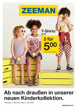 Zeeman Prospekt (ab 21.03.2026) zum Blättern
