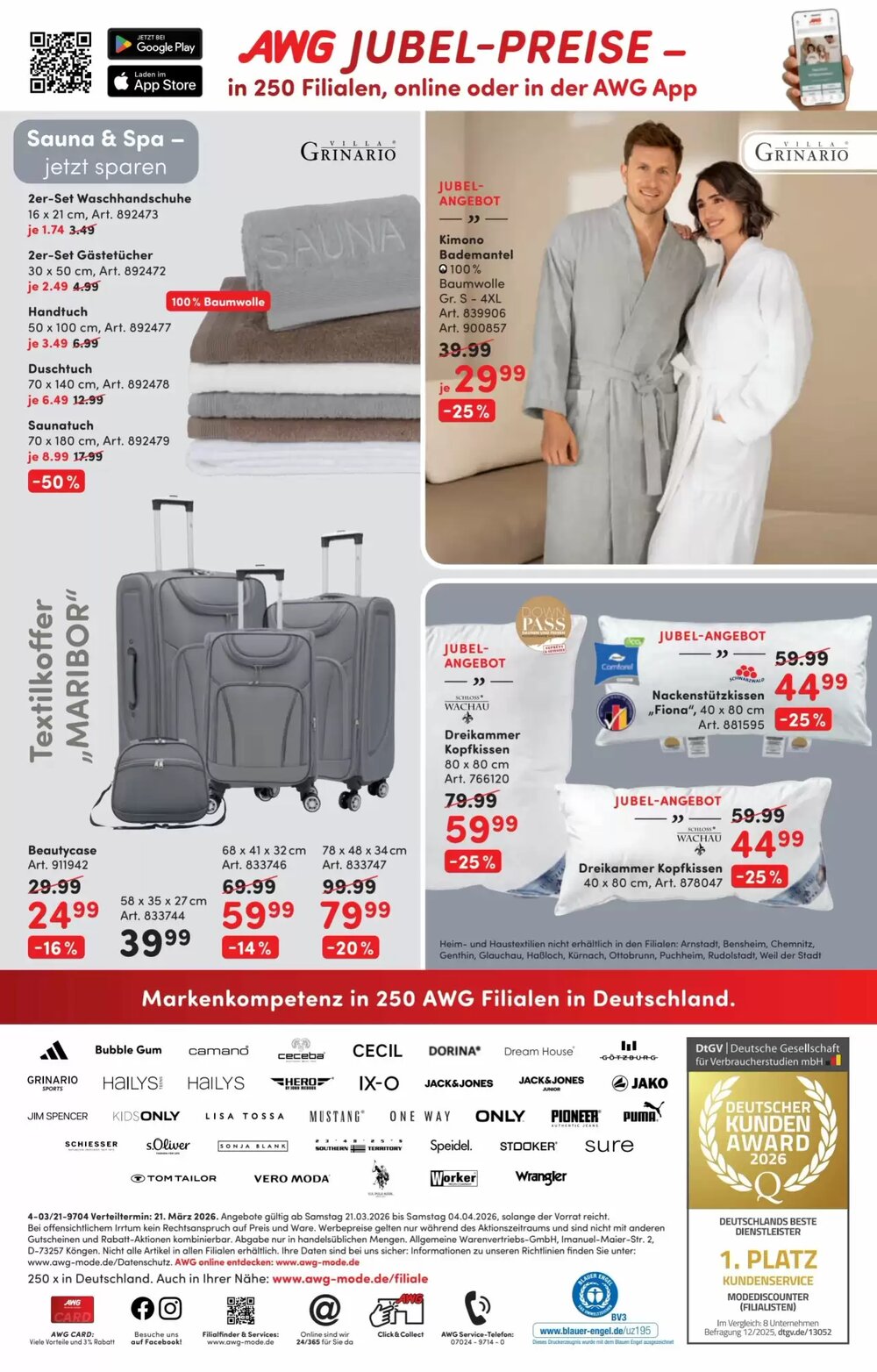 AWG Mode Prospekt (ab 21.03.2026) zum Blättern - Seite 16