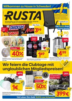 Rusta Prospekt (ab 21.03.2026) zum Blättern