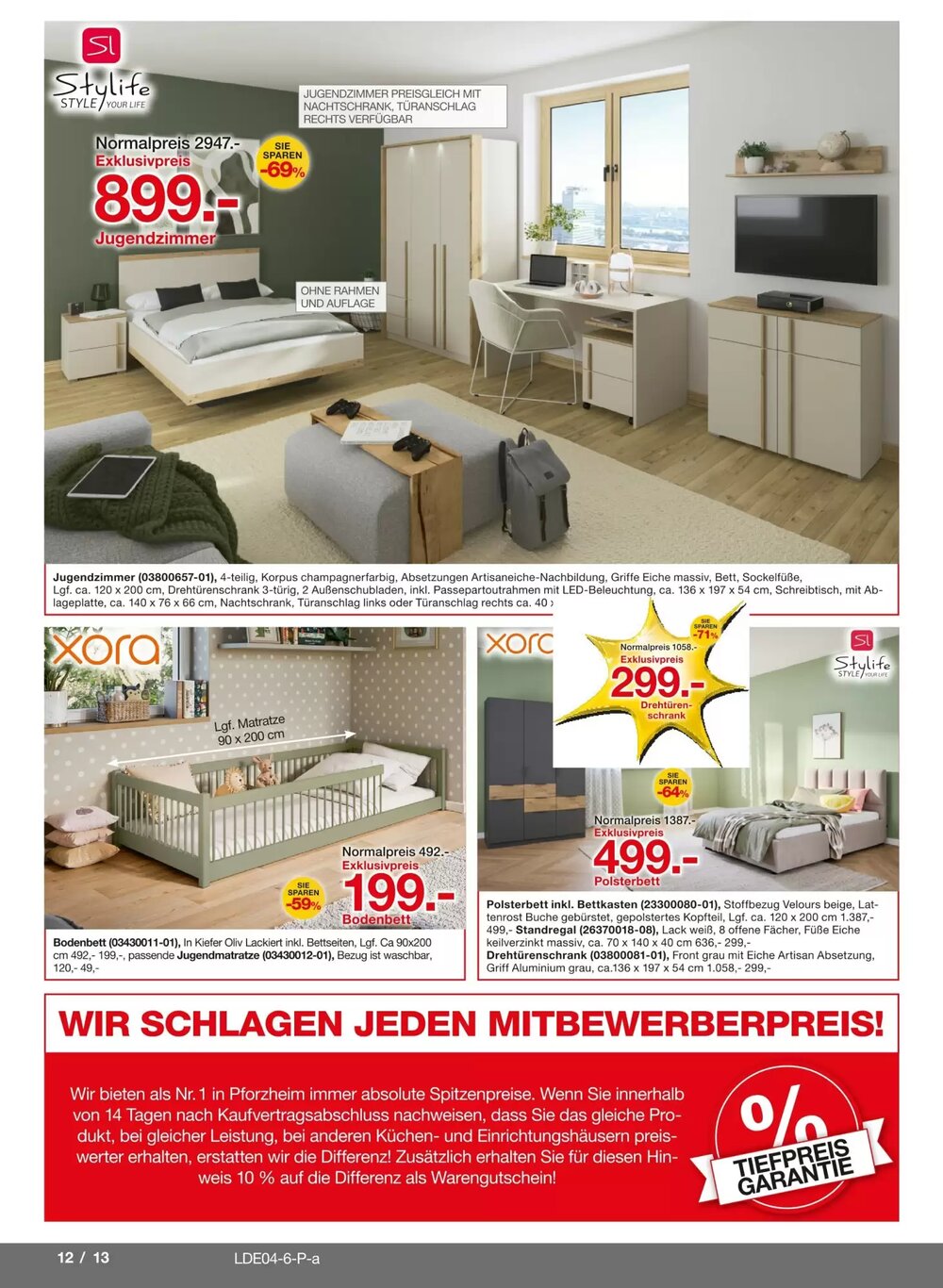 Möbelzentrum Pforzheim Prospekt (ab 21.03.2026) zum Blättern - Seite 12