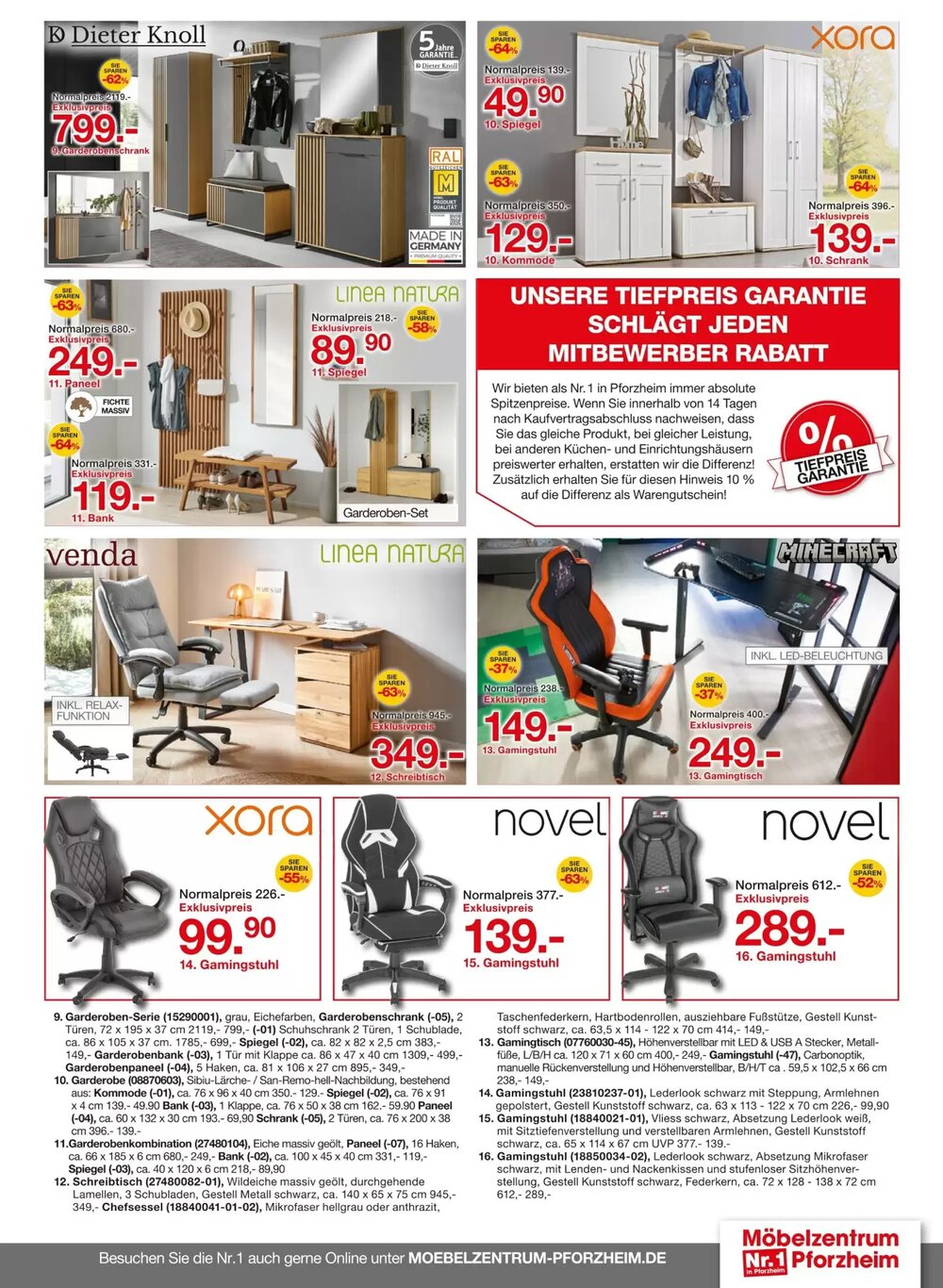 Möbelzentrum Pforzheim Prospekt (ab 21.03.2026) zum Blättern - Seite 15