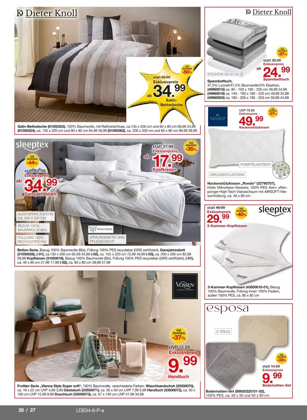 Möbelzentrum Pforzheim Prospekt (ab 21.03.2026) zum Blättern - Seite 26