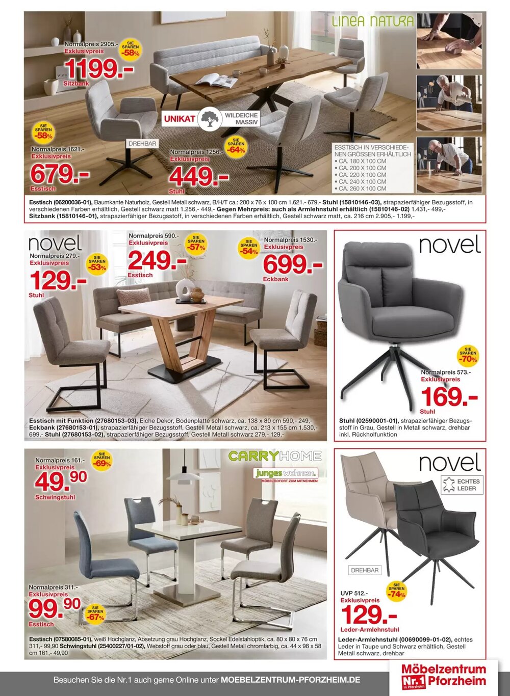 Möbelzentrum Pforzheim Prospekt (ab 21.03.2026) zum Blättern - Seite 7