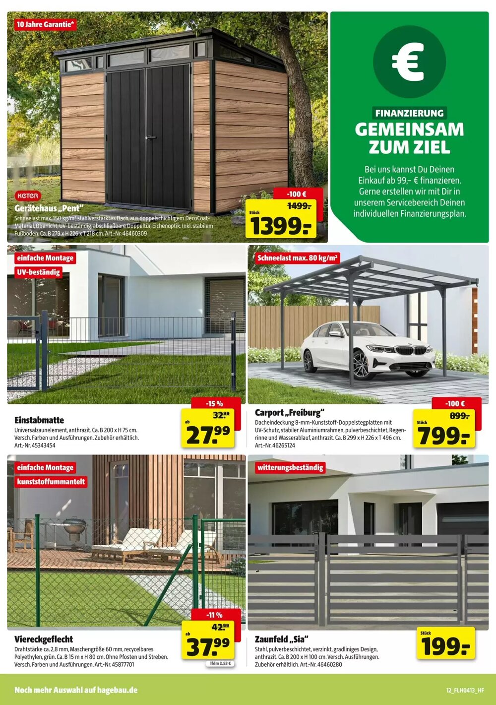 Hagebau Prospekt (ab 21.03.2026) zum Blättern - Seite 12