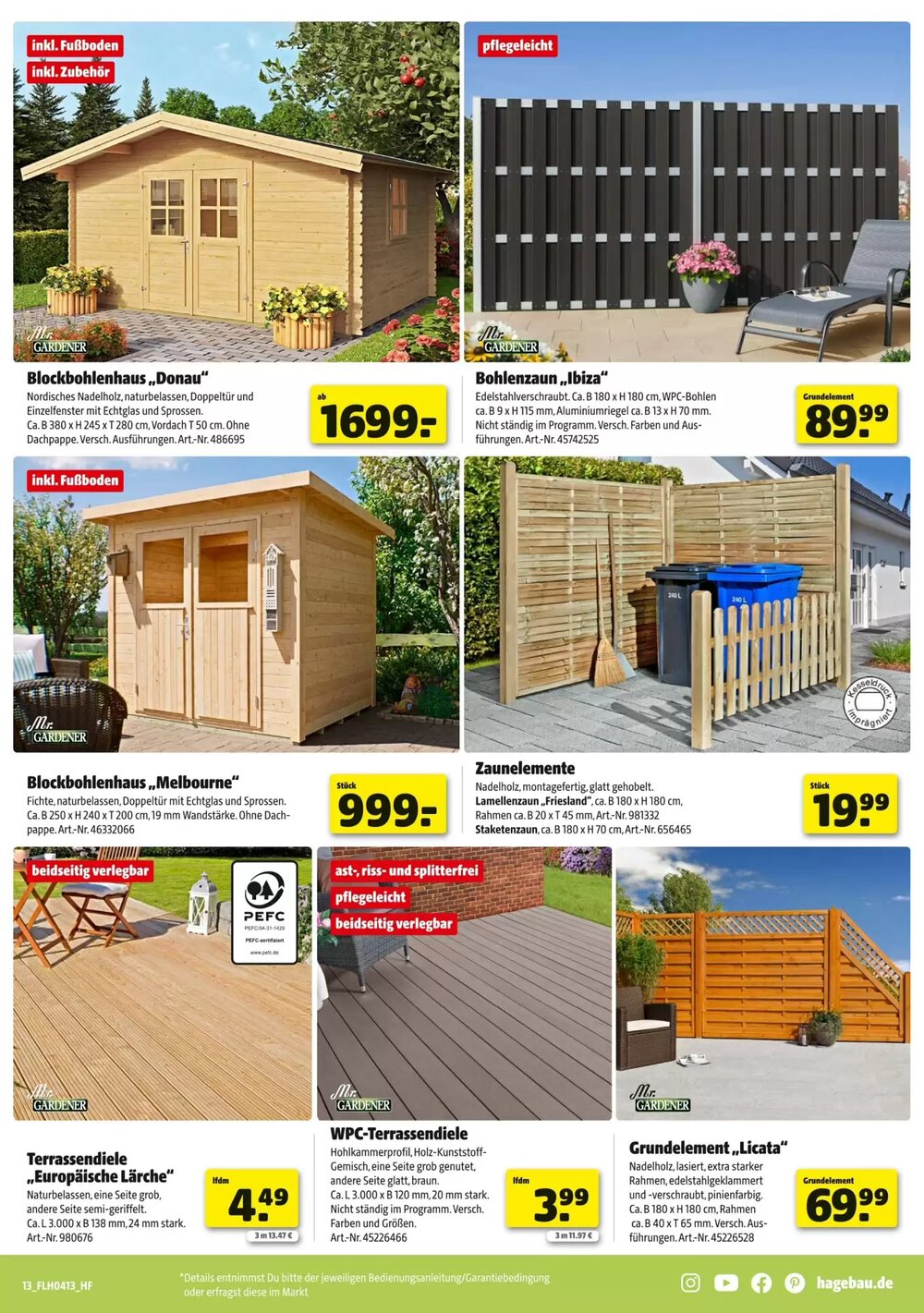 Hagebau Prospekt (ab 21.03.2026) zum Blättern - Seite 13