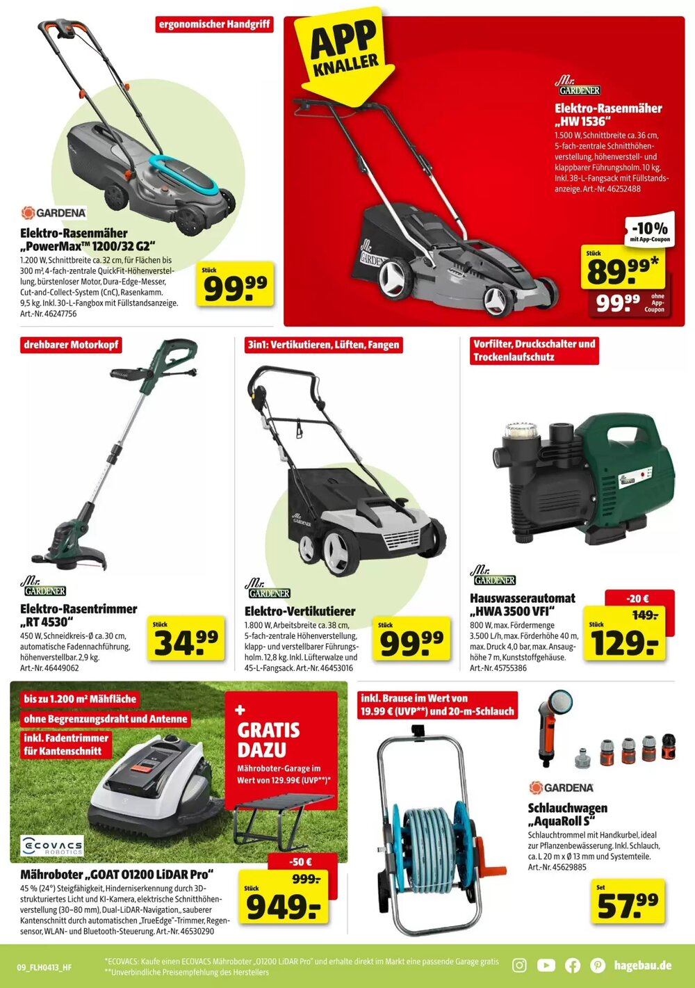 Hagebau Prospekt (ab 21.03.2026) zum Blättern - Seite 9