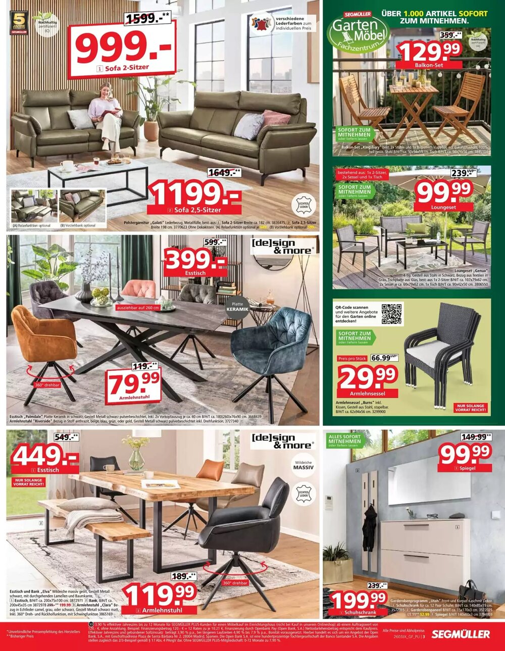 Segmüller Prospekt (ab 21.03.2026) zum Blättern - Seite 3