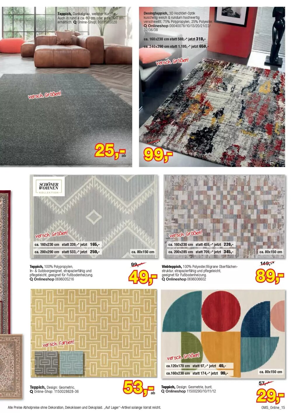 Opti Wohnwelt Prospekt (ab 21.03.2026) zum Blättern - Seite 15