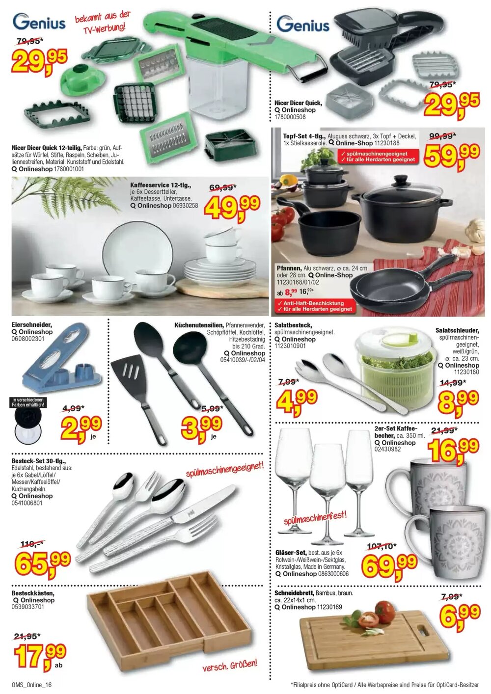 Opti Wohnwelt Prospekt (ab 21.03.2026) zum Blättern - Seite 16