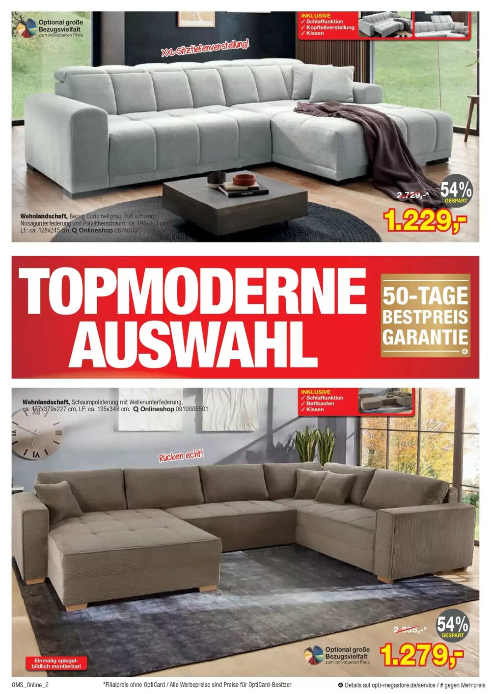 Opti Wohnwelt Prospekt (ab 21.03.2026) zum Blättern - Seite 2