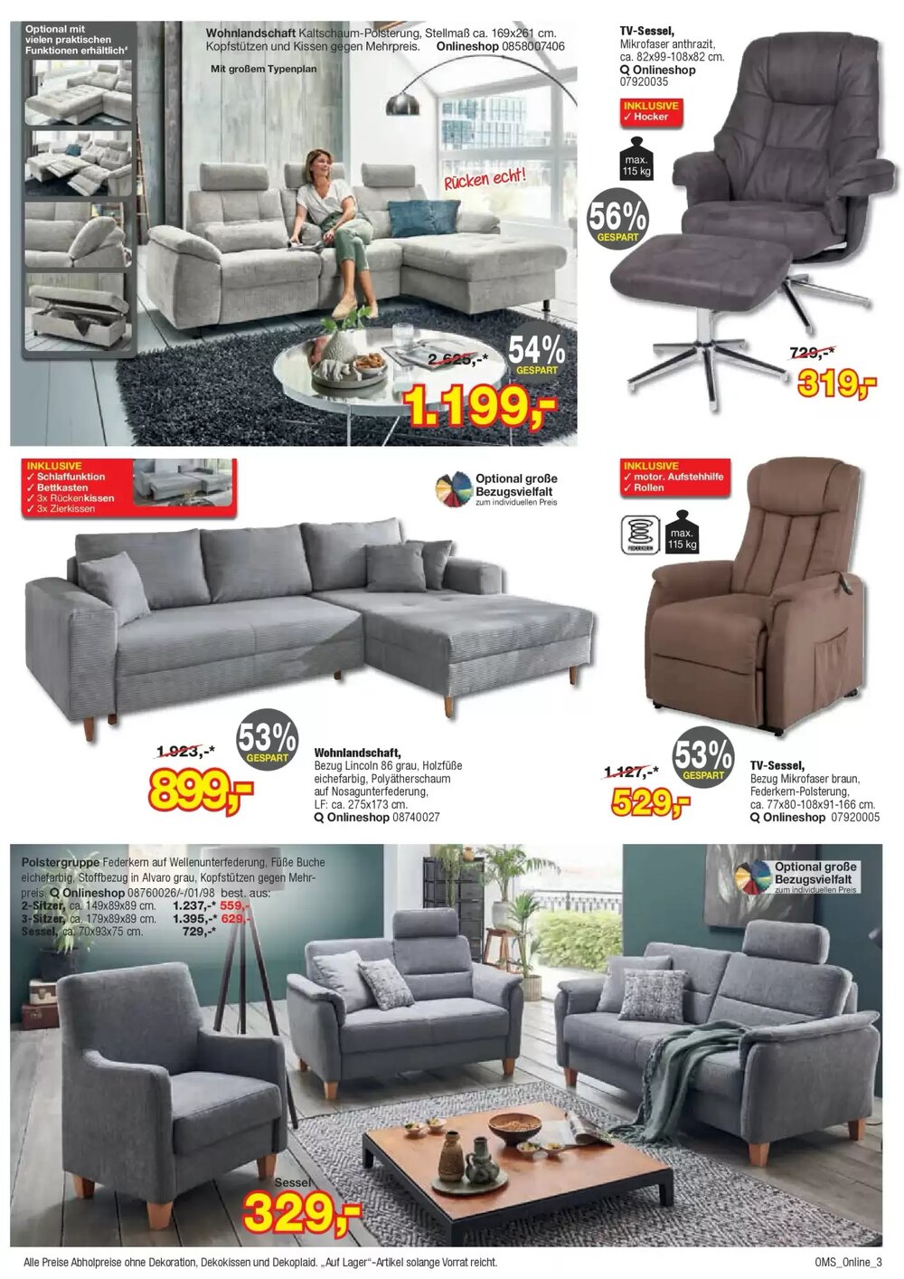 Opti Wohnwelt Prospekt (ab 21.03.2026) zum Blättern - Seite 3