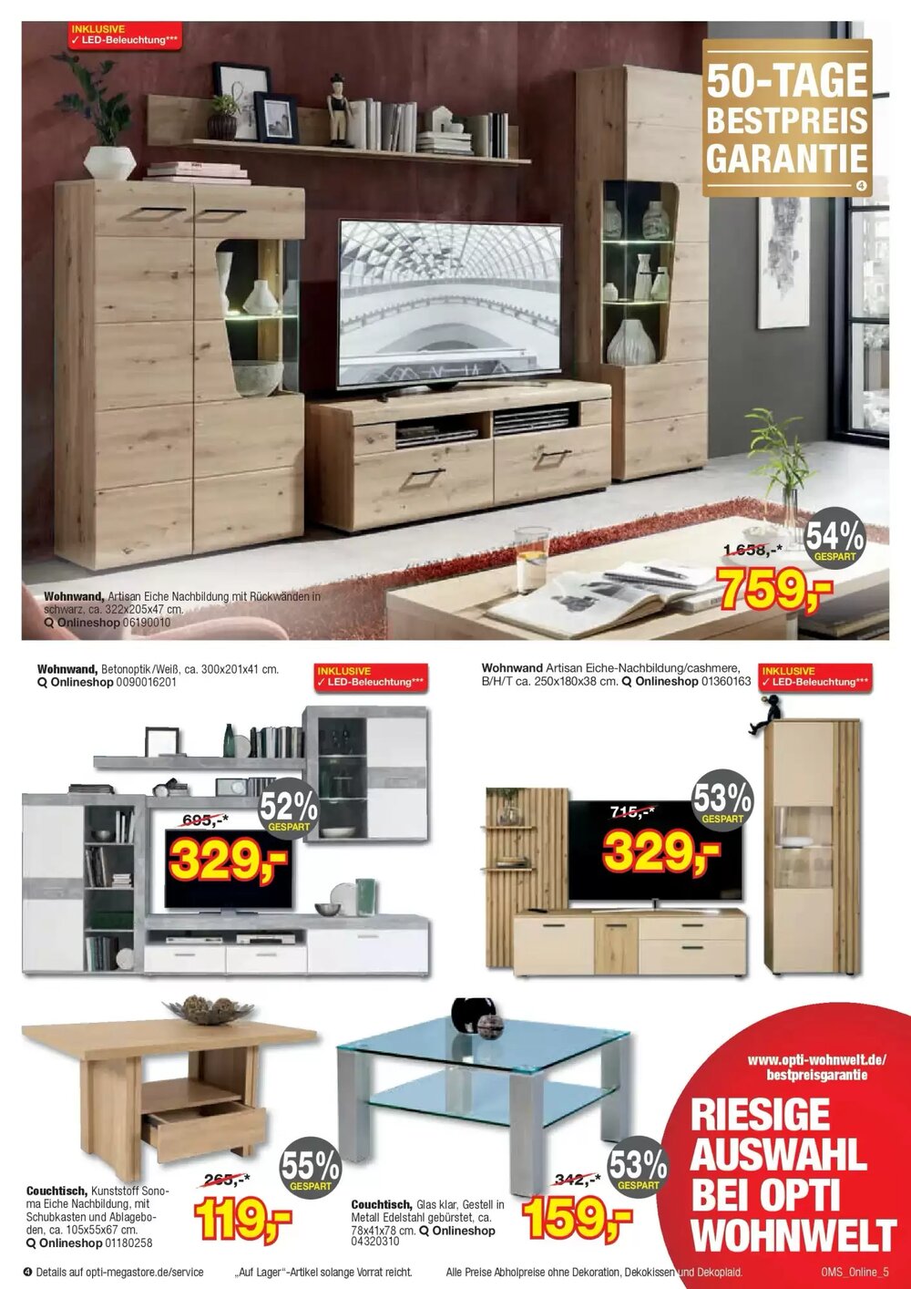 Opti Wohnwelt Prospekt (ab 21.03.2026) zum Blättern - Seite 5