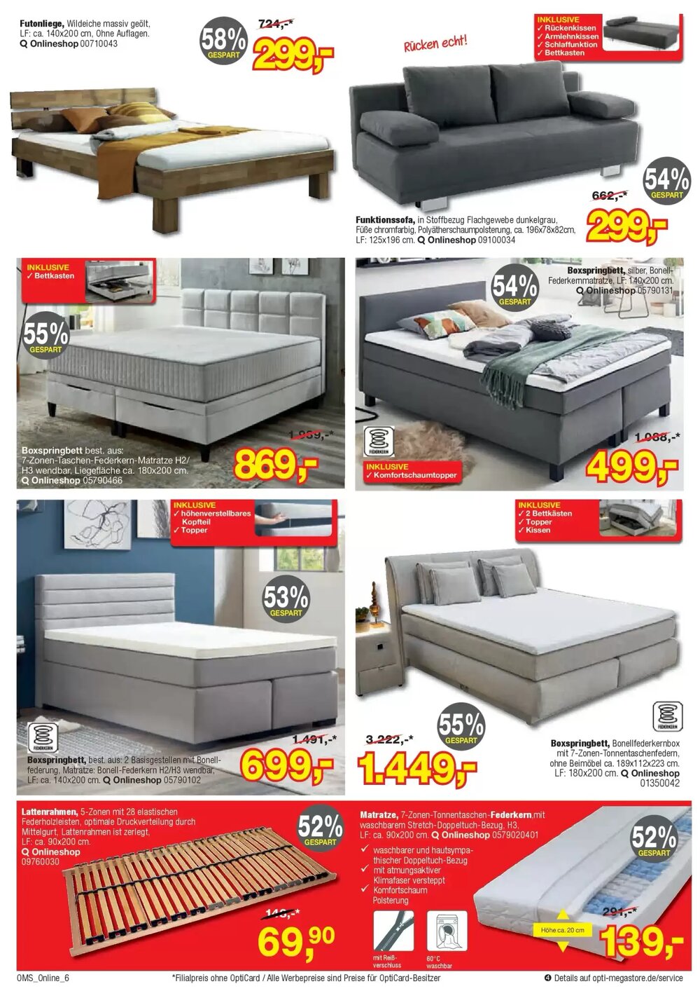 Opti Wohnwelt Prospekt (ab 21.03.2026) zum Blättern - Seite 6