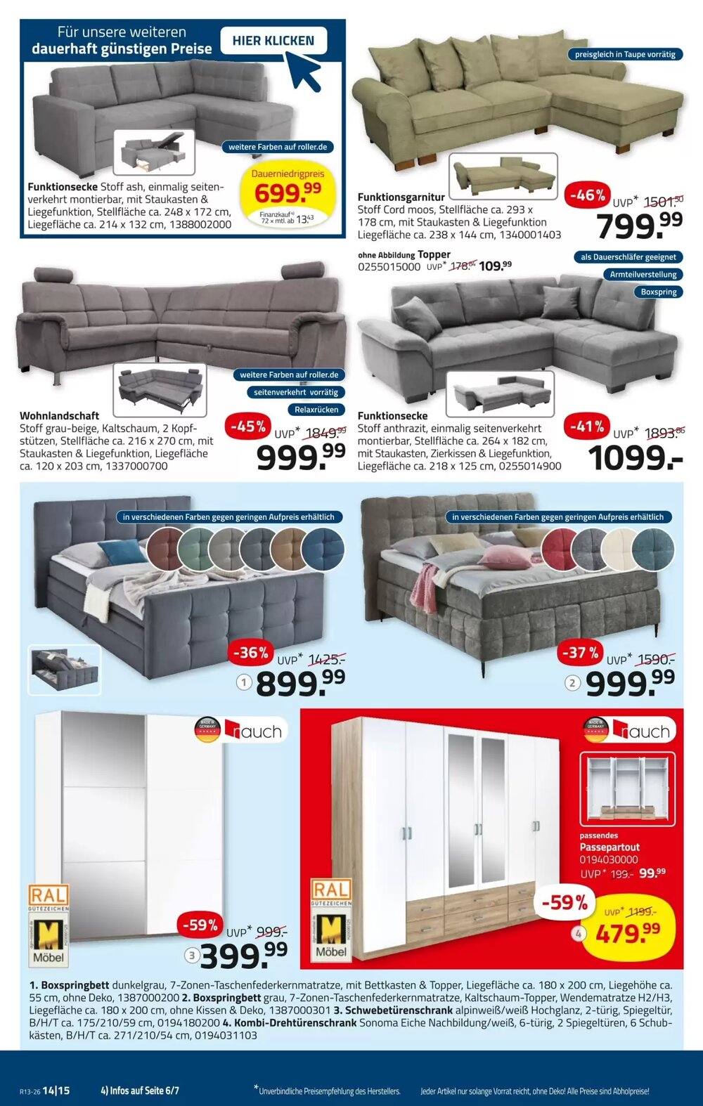 ROLLER Prospekt (ab 22.03.2026) zum Blättern - Seite 14