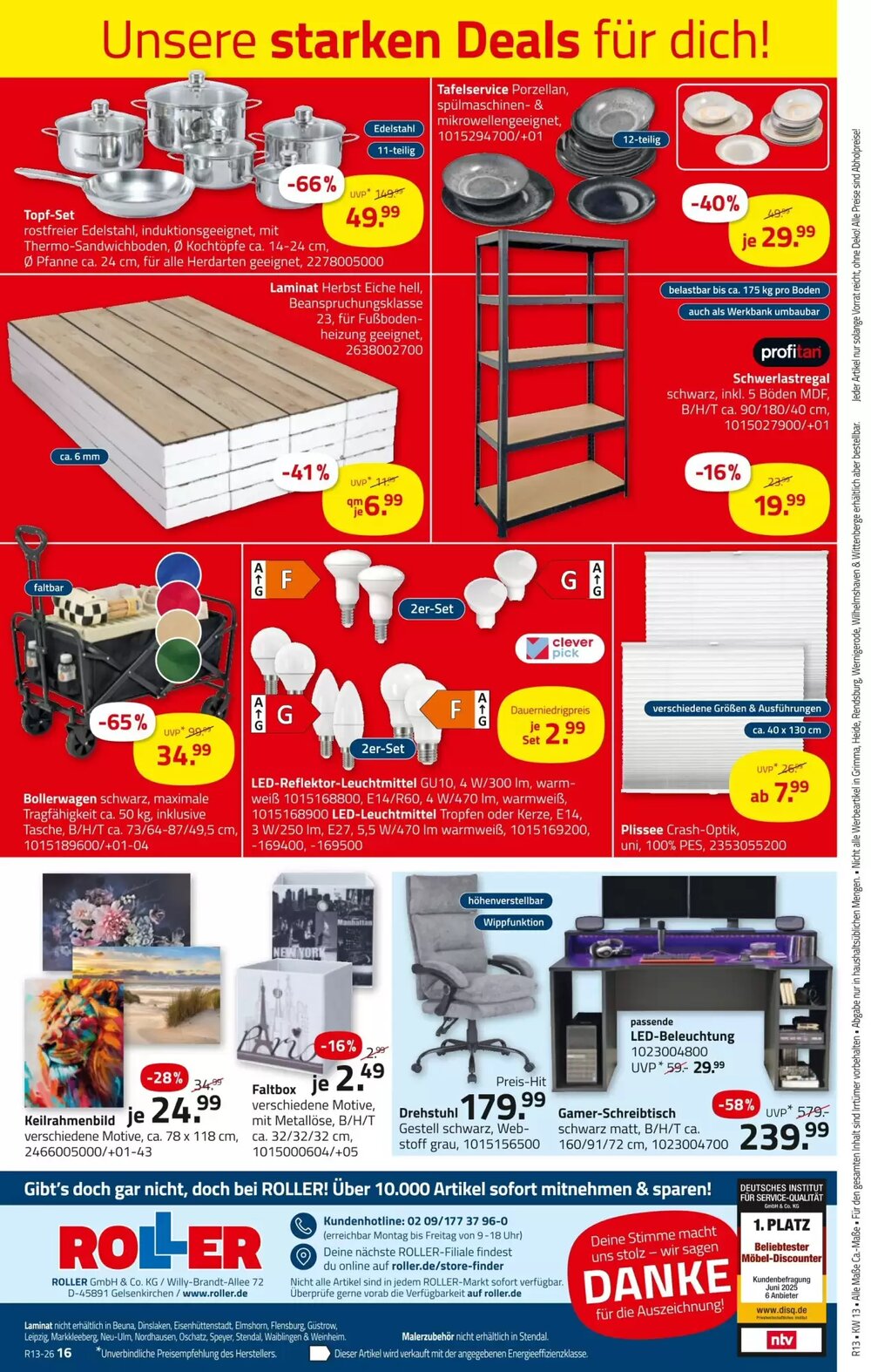 ROLLER Prospekt (ab 22.03.2026) zum Blättern - Seite 16