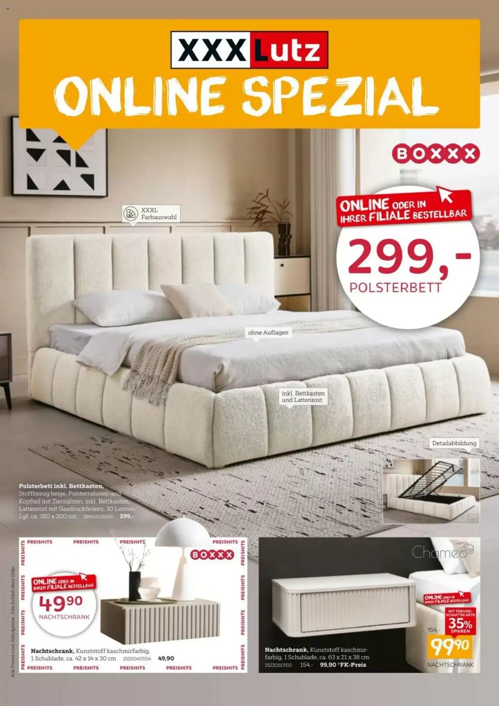 XXXLutz Prospekt (ab 22.03.2026) zum Blättern - Seite 1