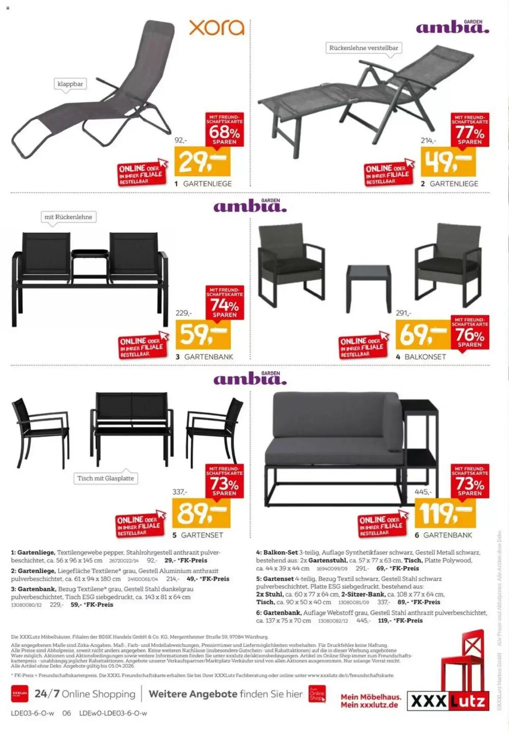 XXXLutz Prospekt (ab 22.03.2026) zum Blättern - Seite 6