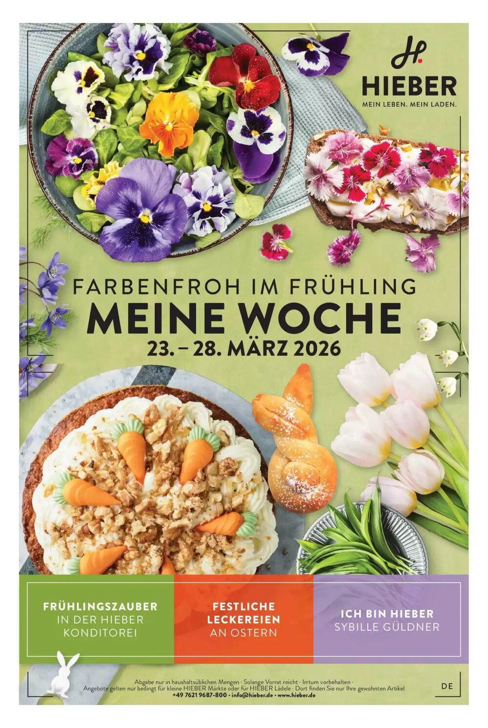 Hieber's Frische Center Prospekt (ab 22.03.2026) zum Blättern - Seite 1