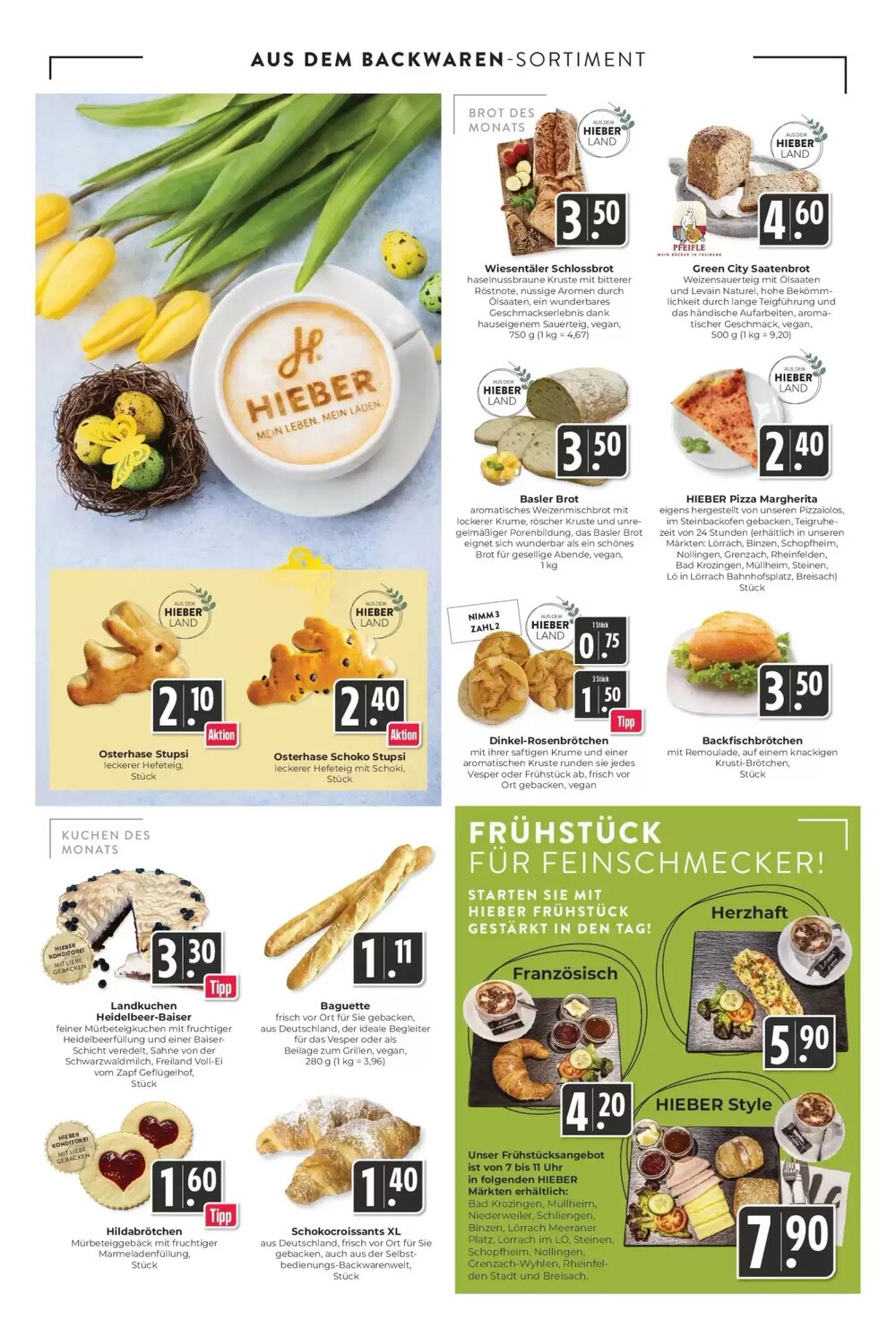 Hieber's Frische Center Prospekt (ab 22.03.2026) zum Blättern - Seite 6