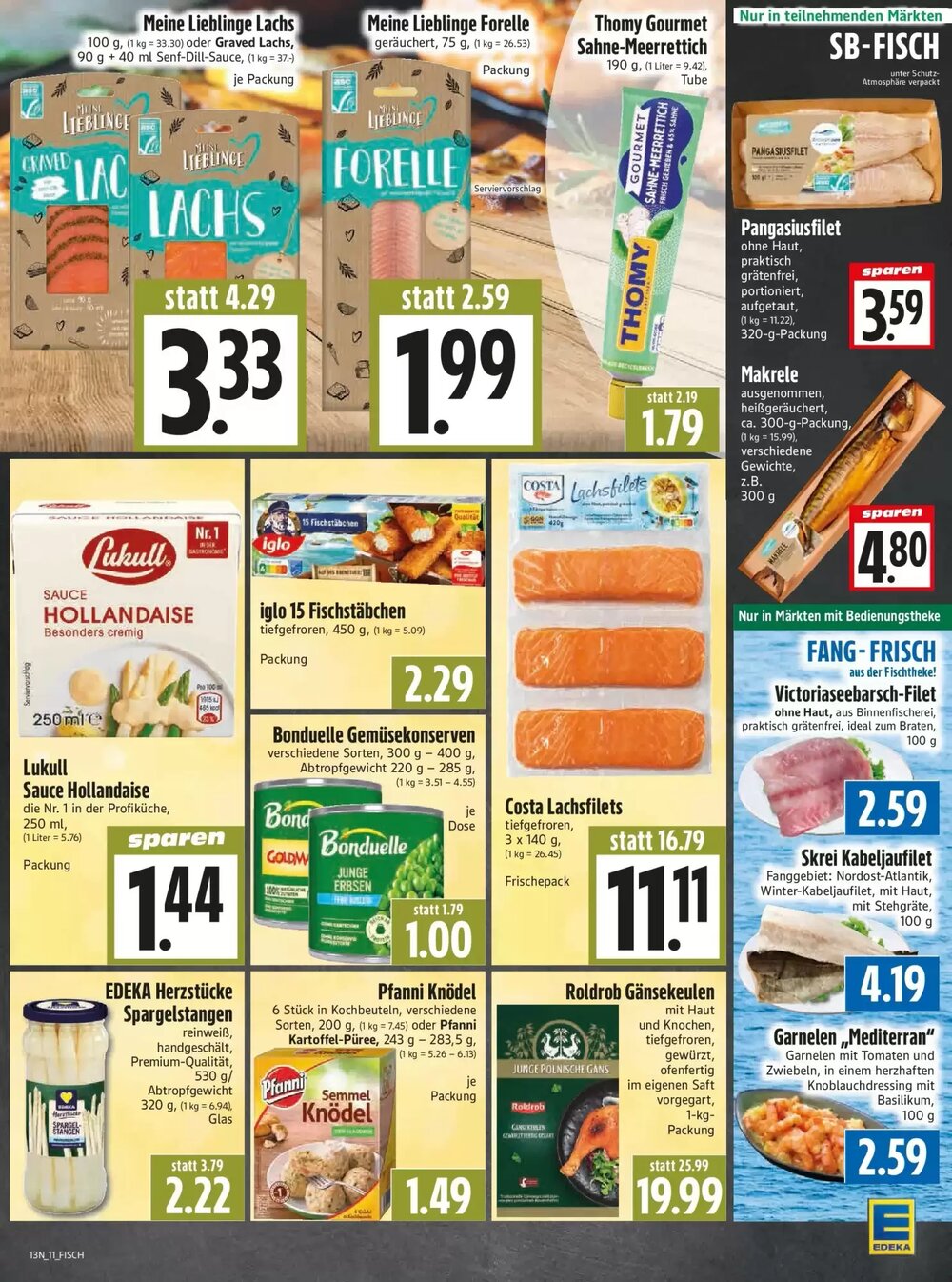 EDEKA Hahner Prospekt (ab 22.03.2026) zum Blättern - Seite 13