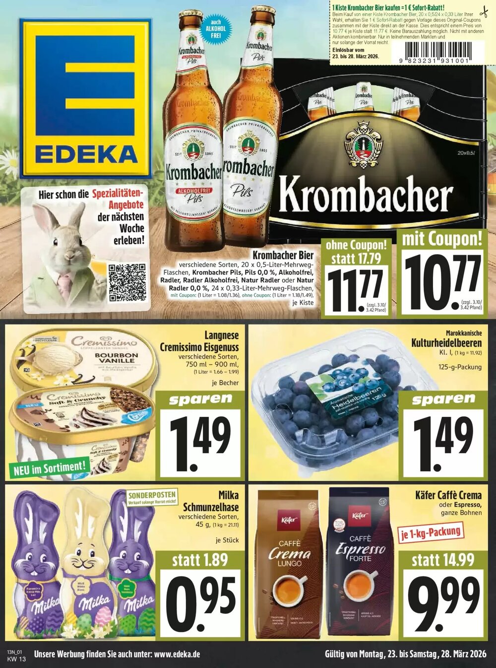 EDEKA Hahner Prospekt (ab 22.03.2026) zum Blättern - Seite 3