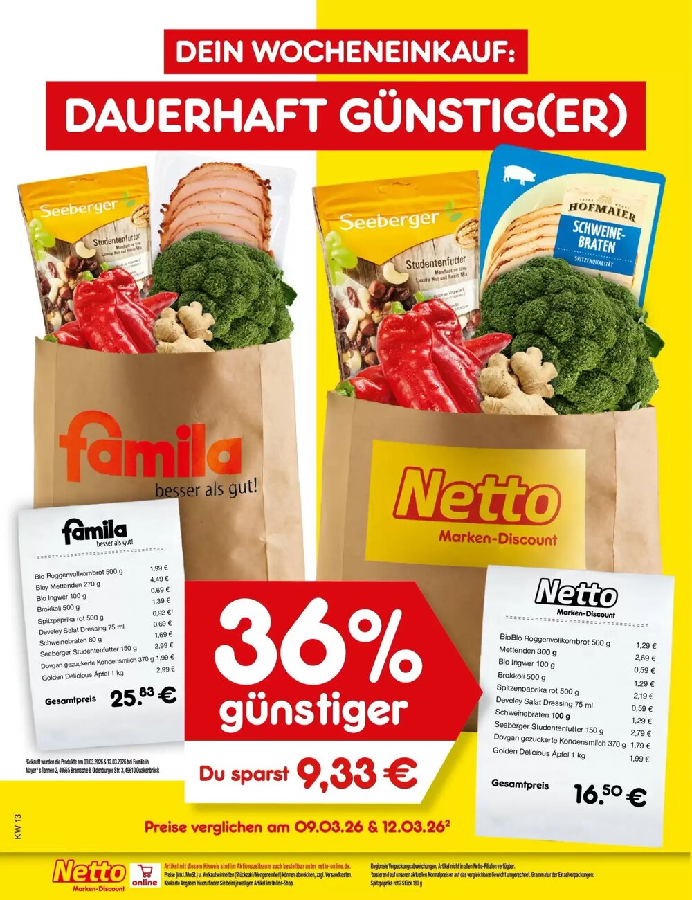 Netto Marken-Discount Prospekt (ab 22.03.2026) zum Blättern - Seite 1