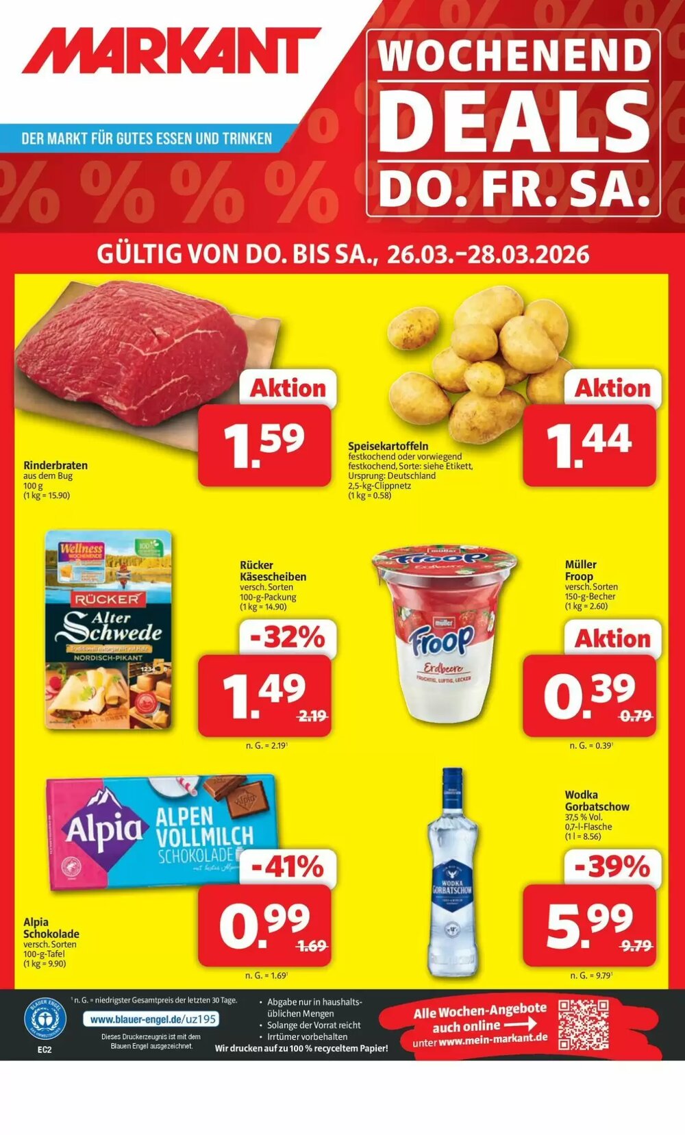 Markant Markt Prospekt (ab 22.03.2026) zum Blättern - Seite 12