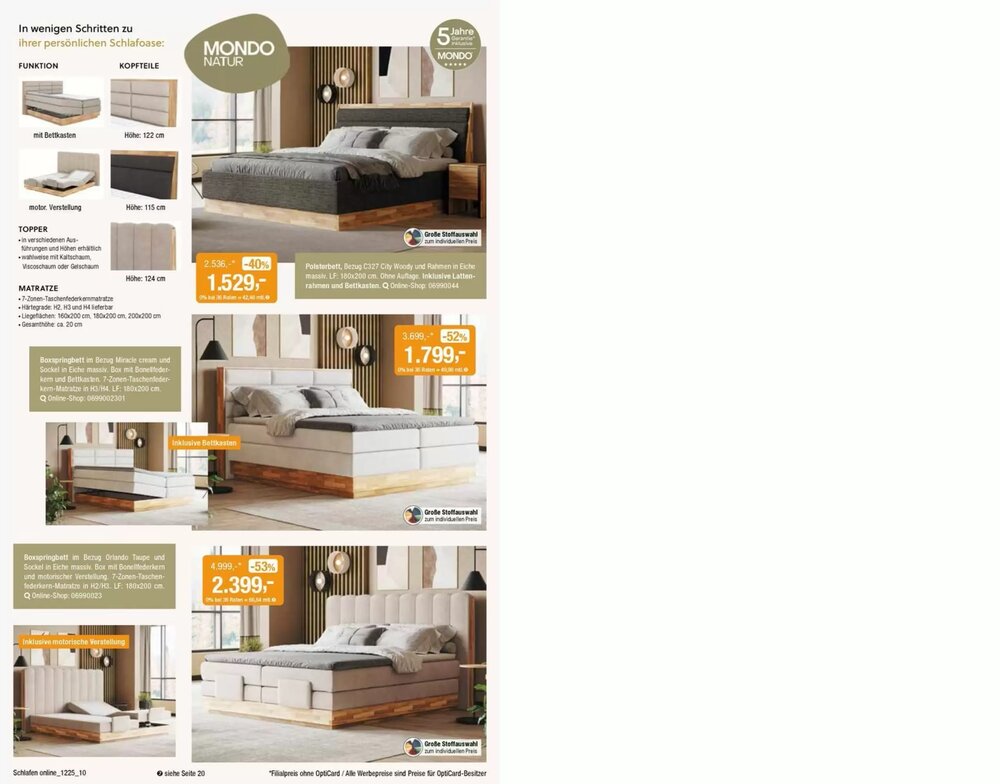 Opti Wohnwelt Prospekt (ab 22.03.2026) zum Blättern - Seite 10