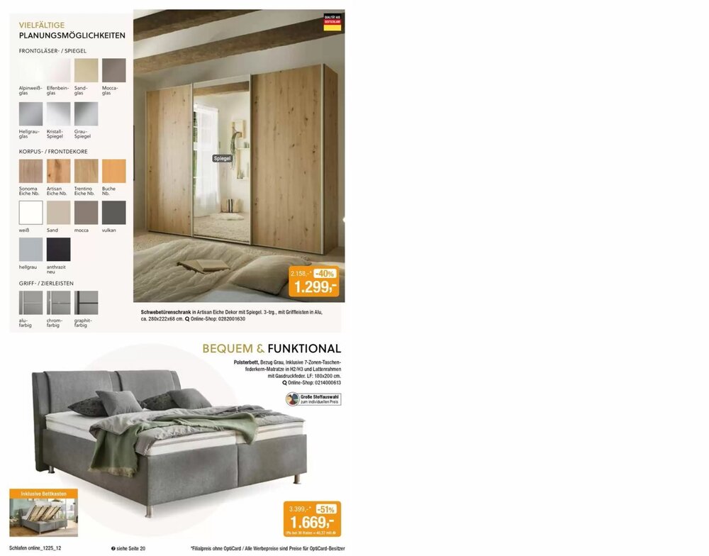 Opti Wohnwelt Prospekt (ab 22.03.2026) zum Blättern - Seite 12