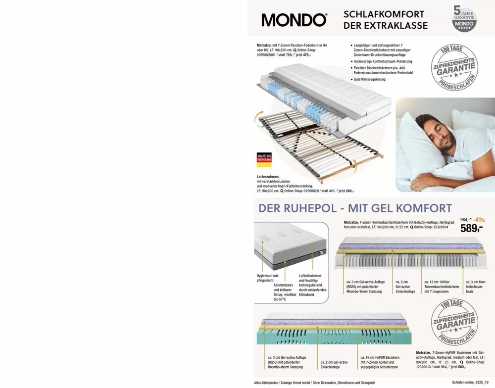Opti Wohnwelt Prospekt (ab 22.03.2026) zum Blättern - Seite 19