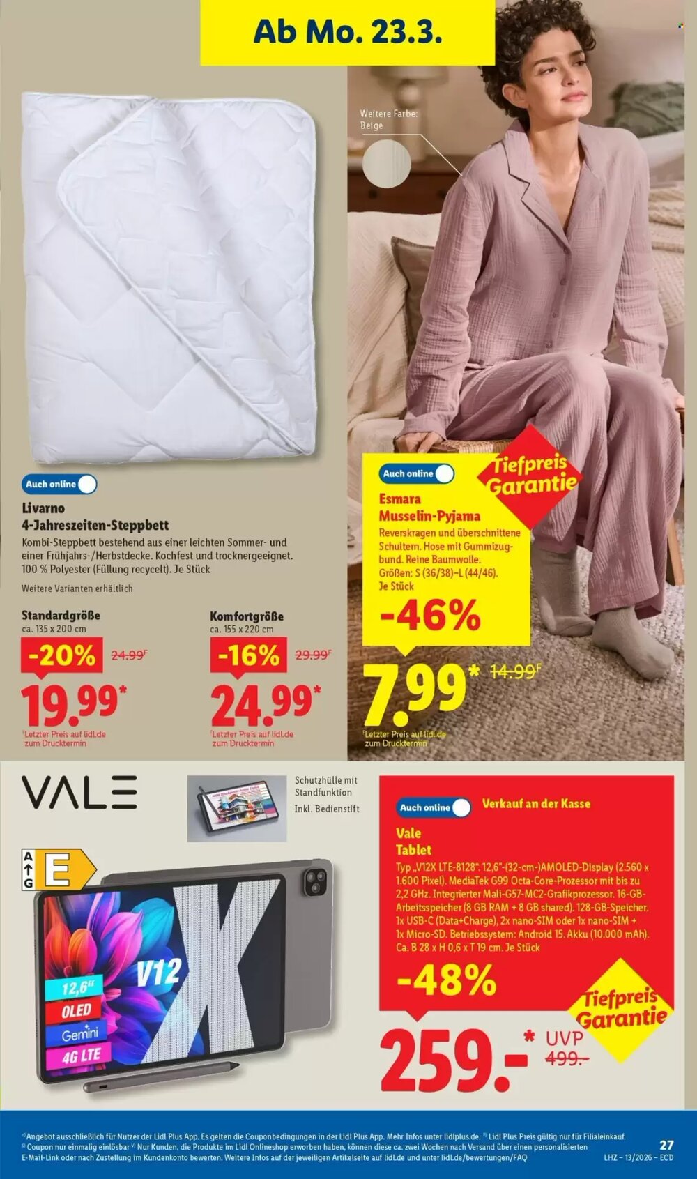 Lidl Prospekt (ab 23.03.2026) zum Blättern - Seite 15