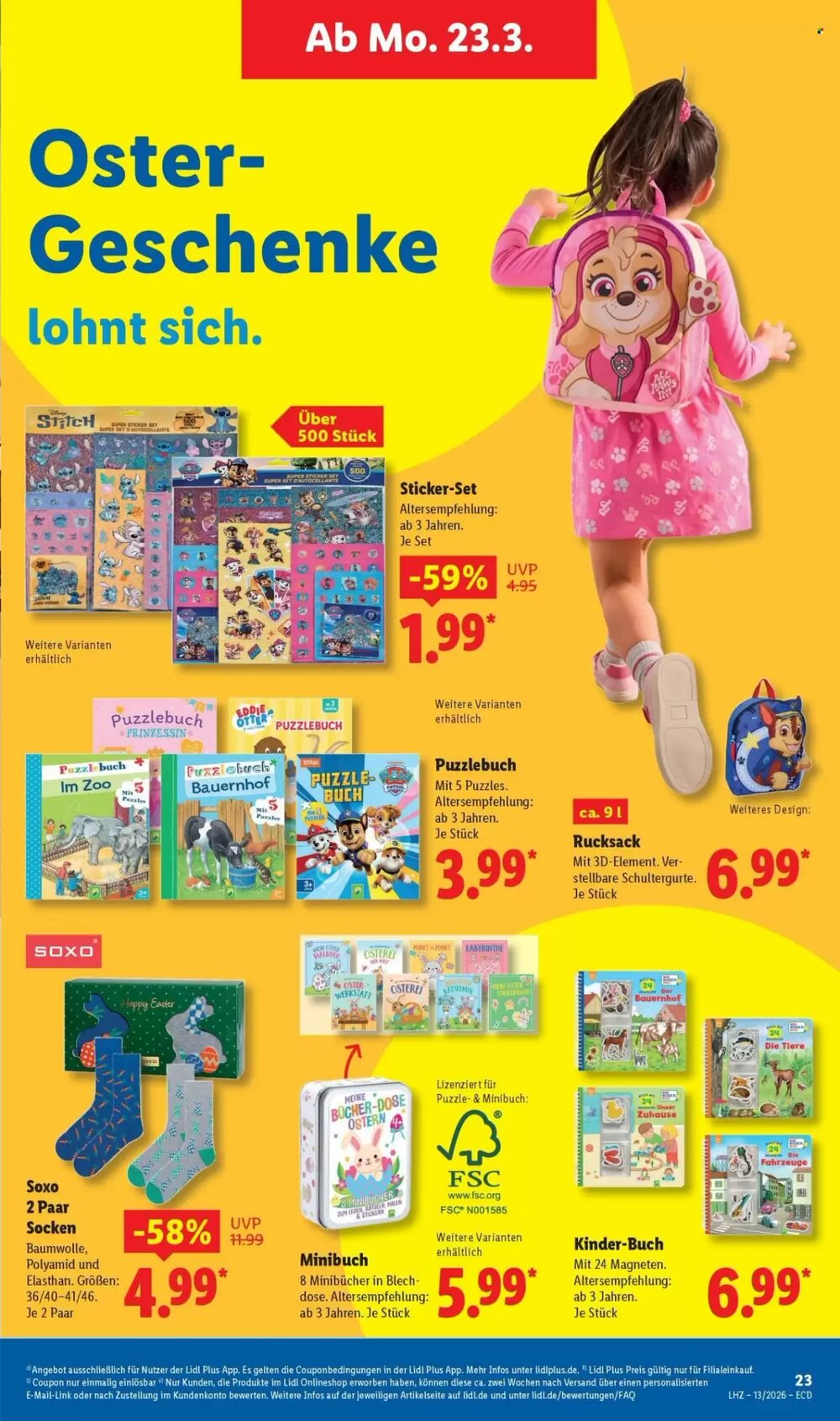 Lidl Prospekt (ab 23.03.2026) zum Blättern - Seite 9