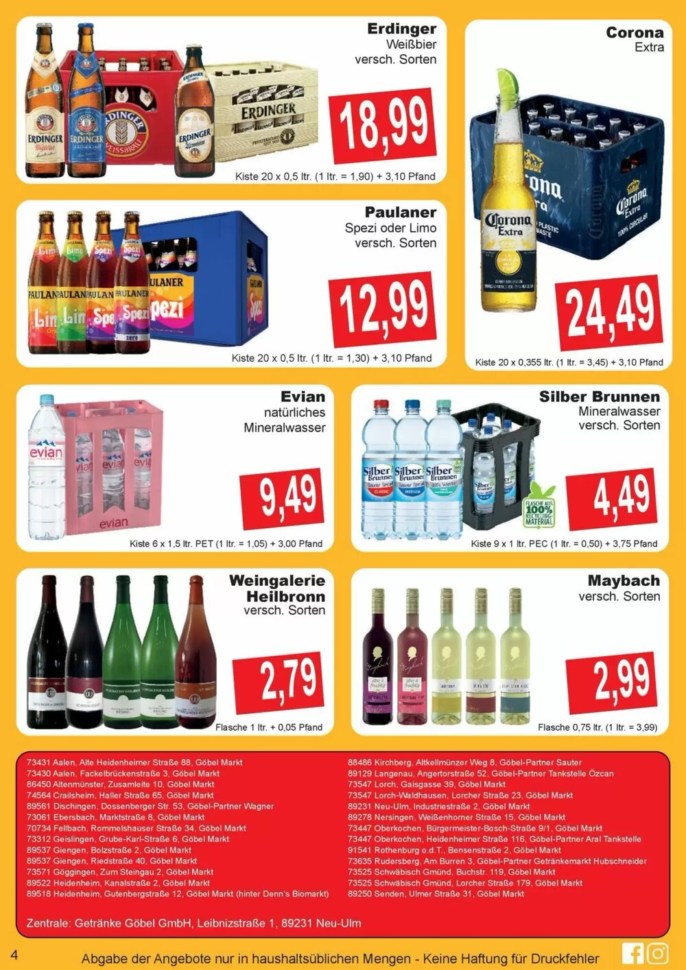 Getränke Göbel Prospekt (ab 23.03.2026) zum Blättern - Seite 2