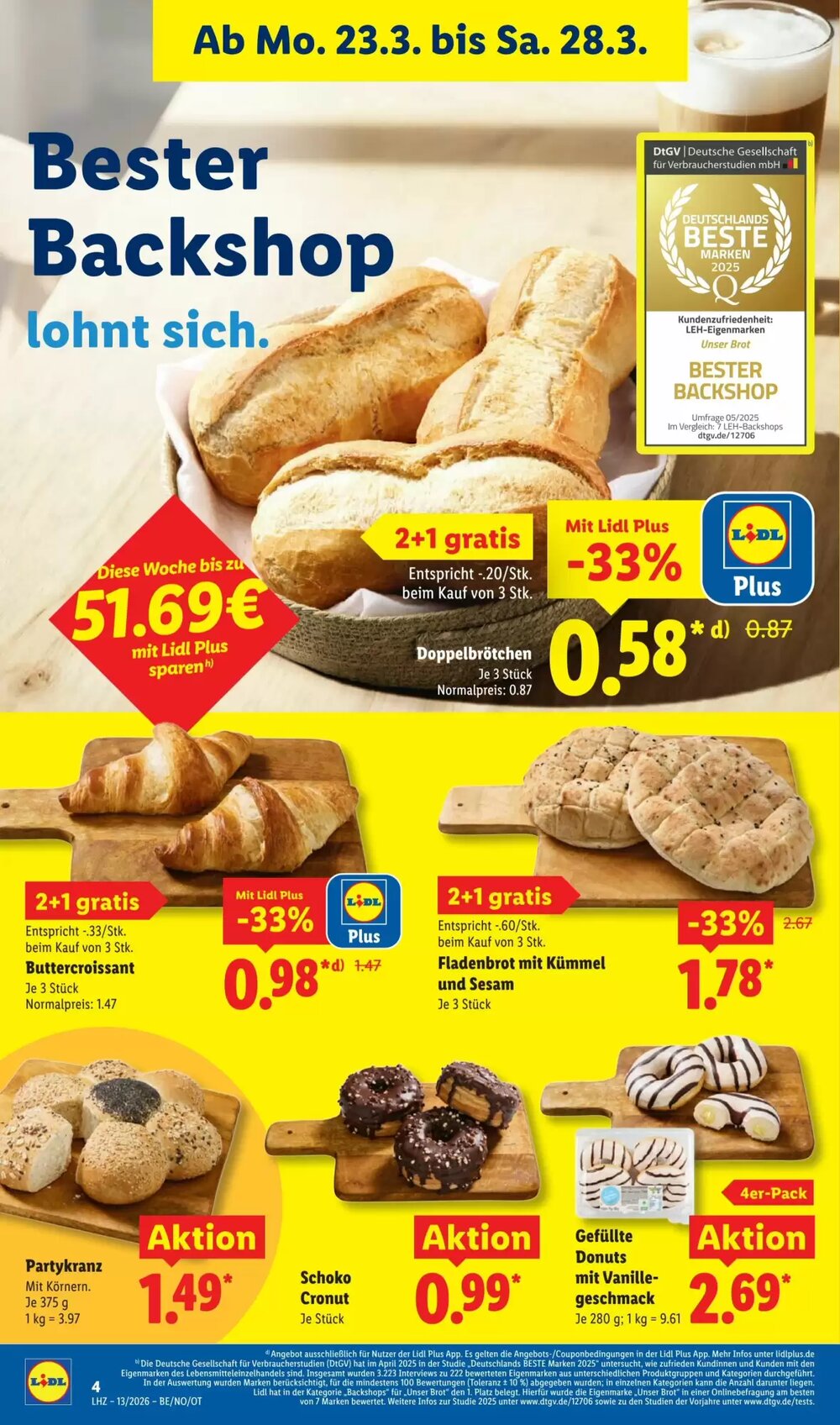 Lidl Prospekt (ab 23.03.2026) zum Blättern - Seite 10